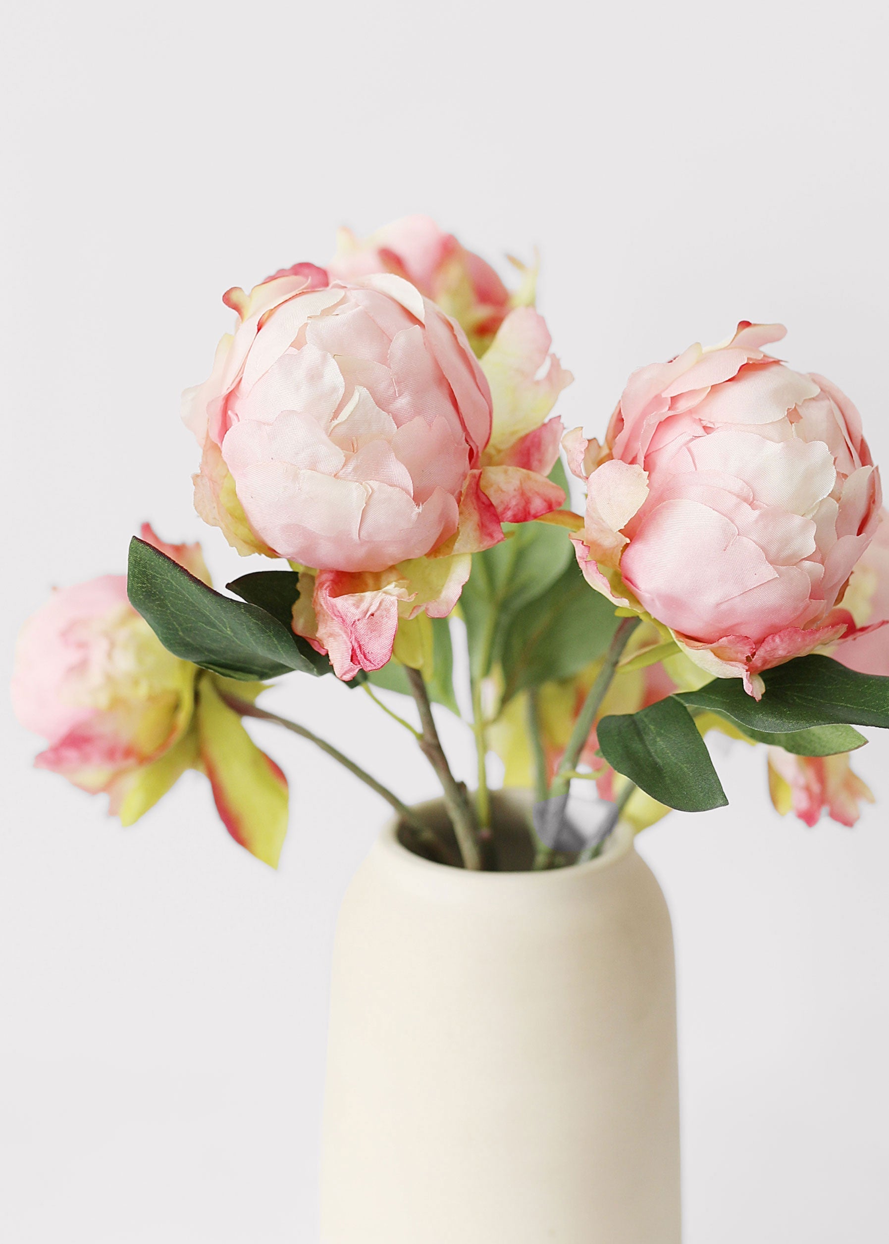 Pink Artificial Peony Stem for Wedding Decor