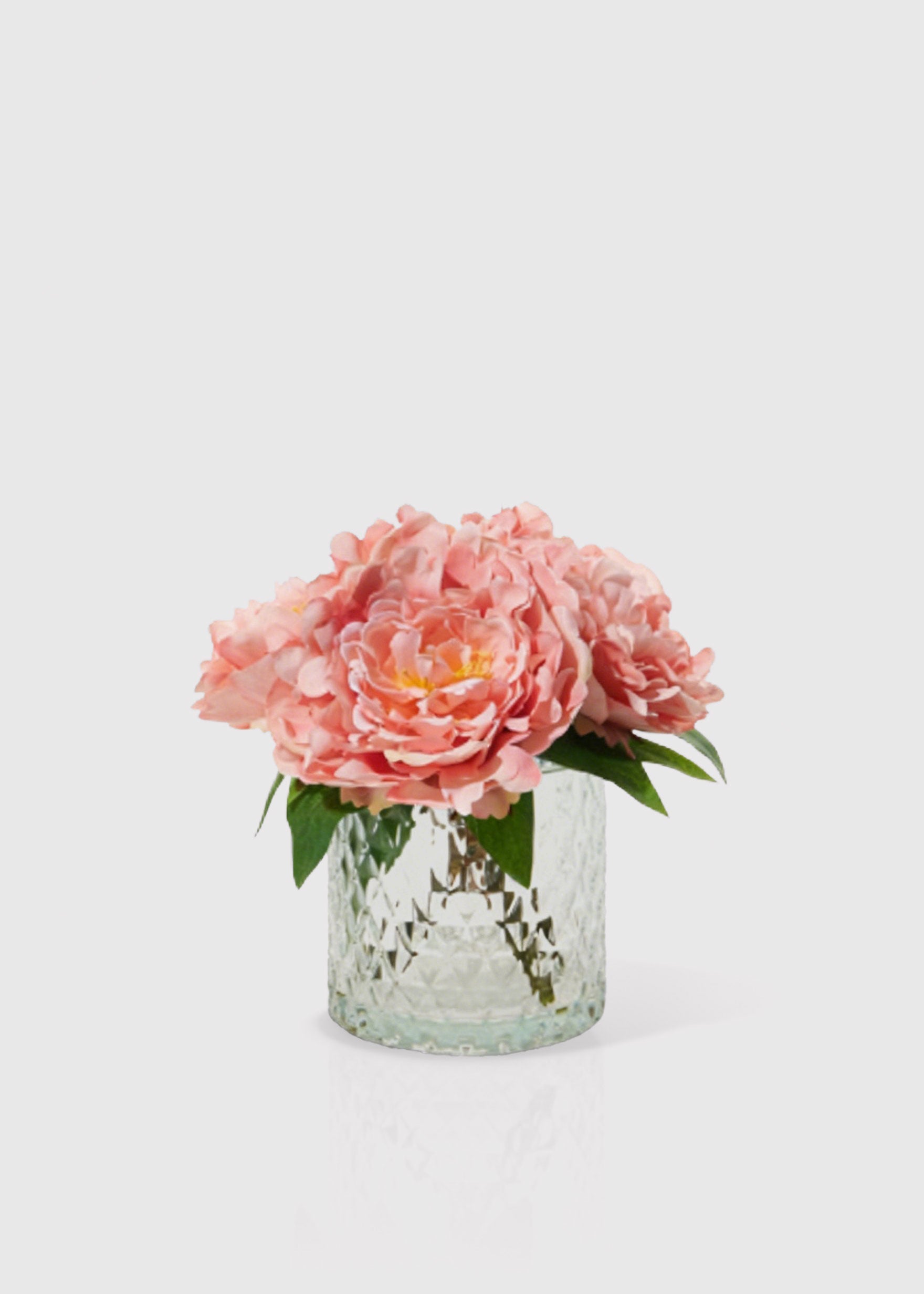 Pink Artificial Peony Arrangement for Home Decor