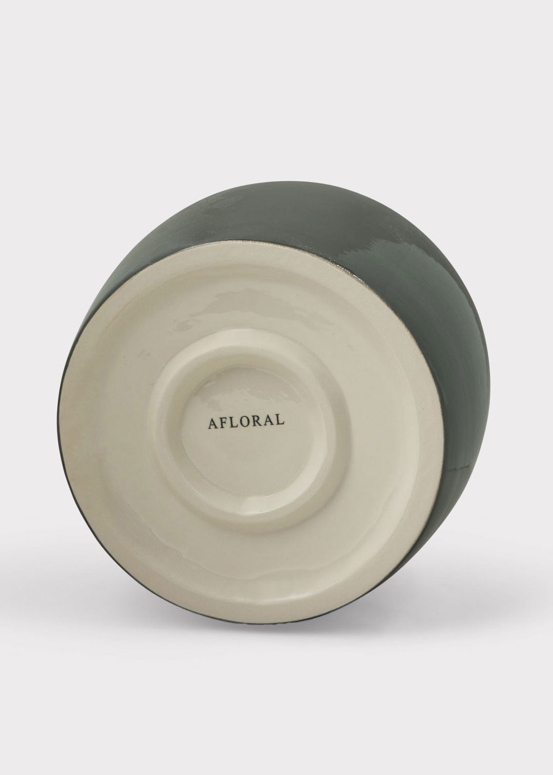 Round slate vase for elevated living room decor