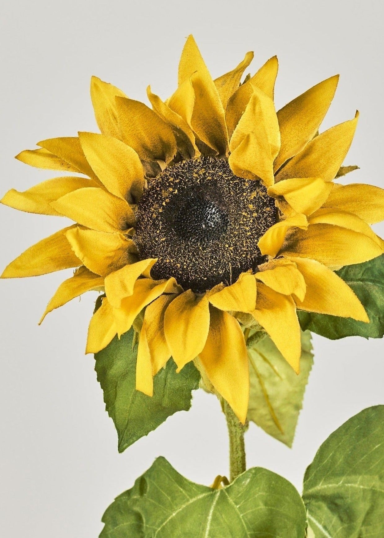 Yellow Artificial Sunflower Stem for Table Centerpiece