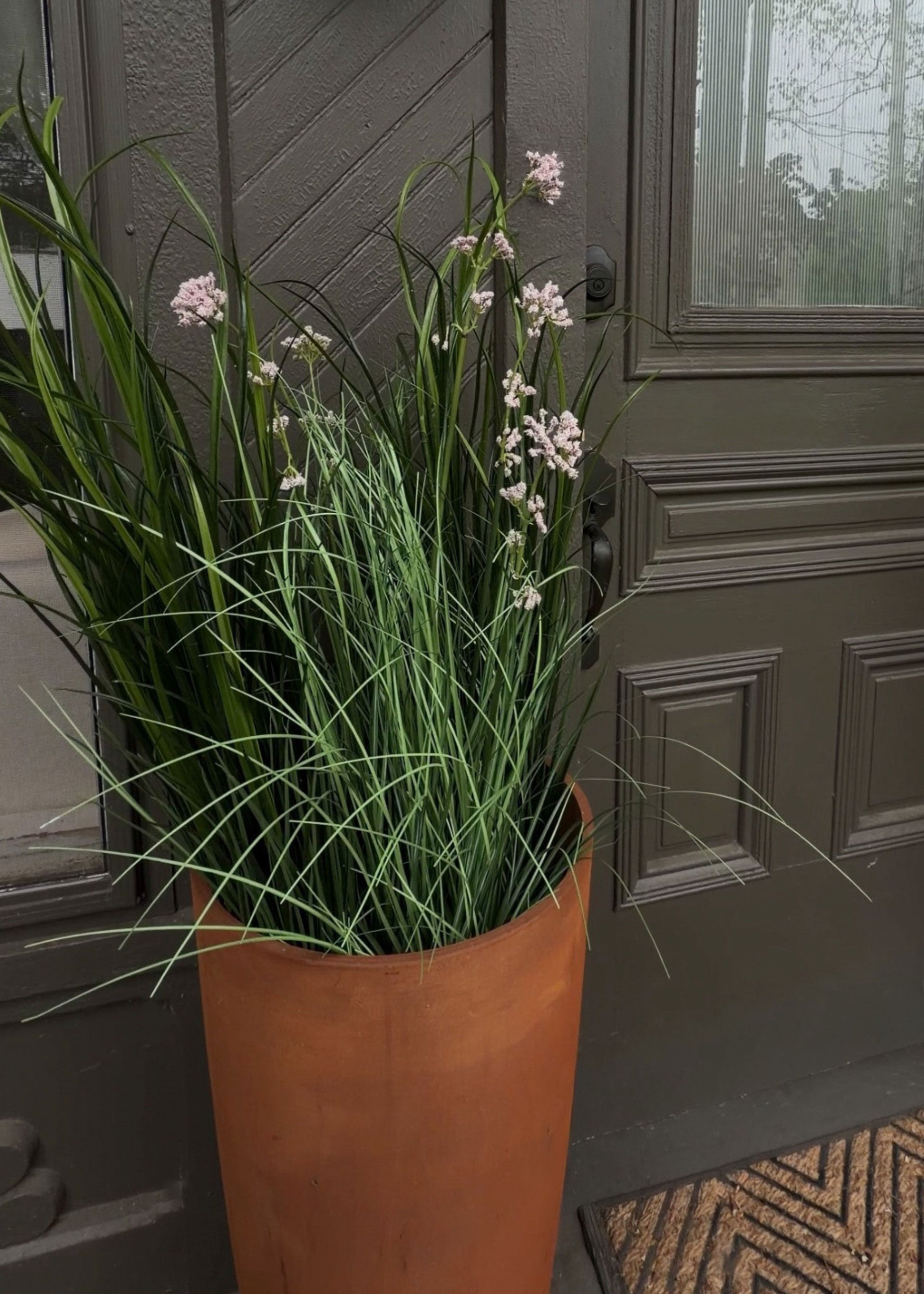 Green Artificial Grass Potted Plant for Wedding Decor