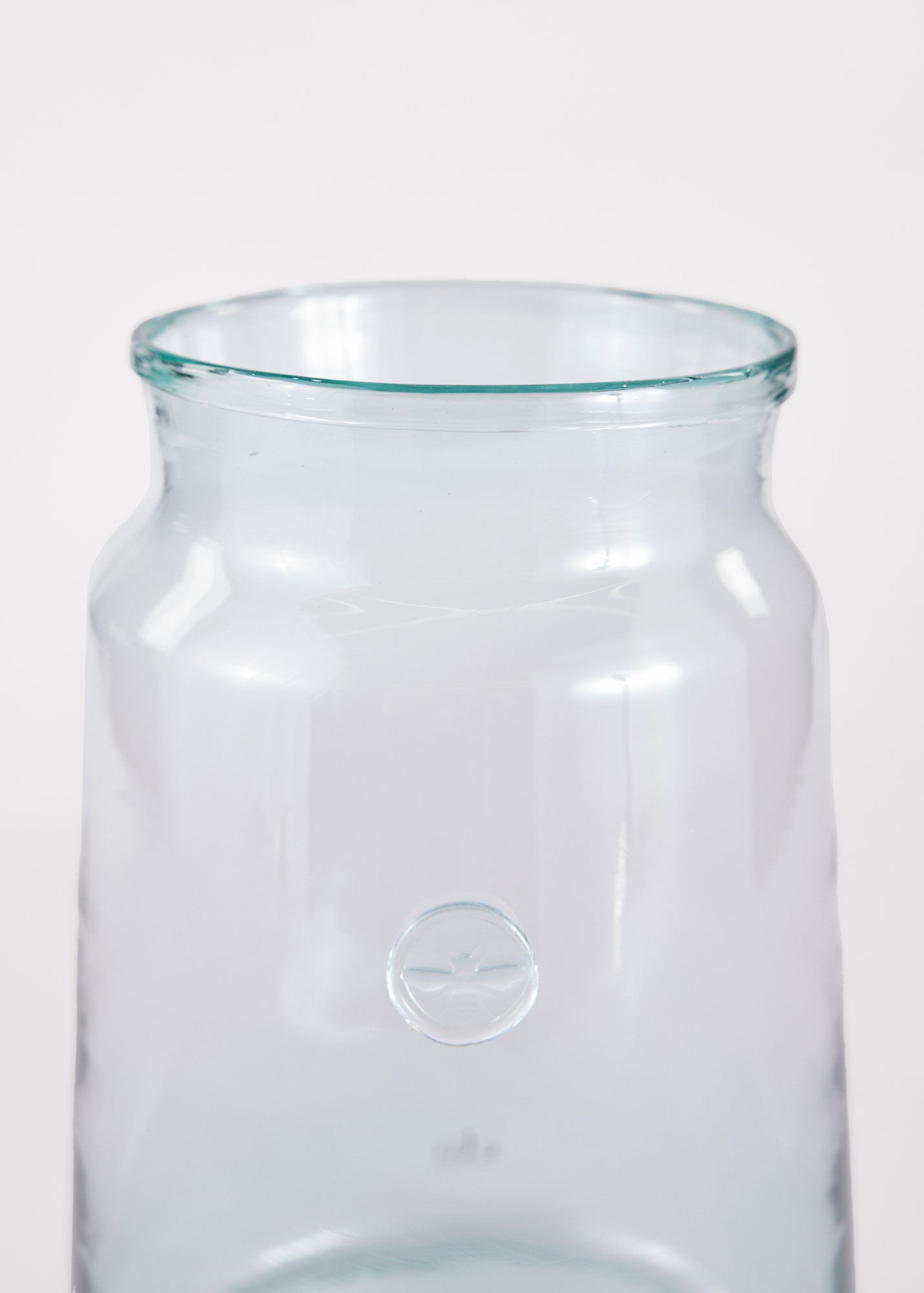 Clear EtúHome Large French Mason Jar Vase 14.25" Tall for Wedding Decor
