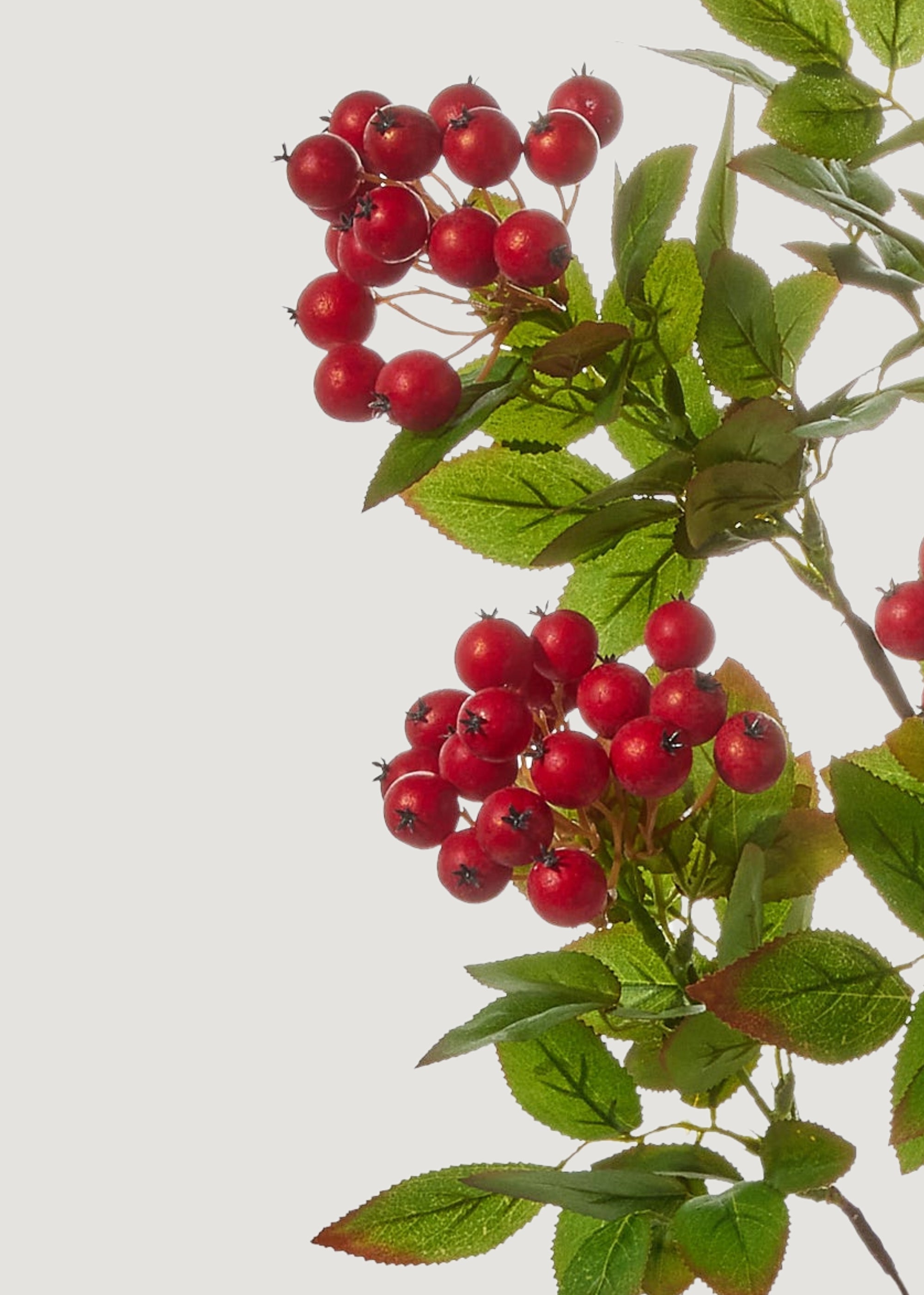 Red Artificial Berry Branch for Home Decor