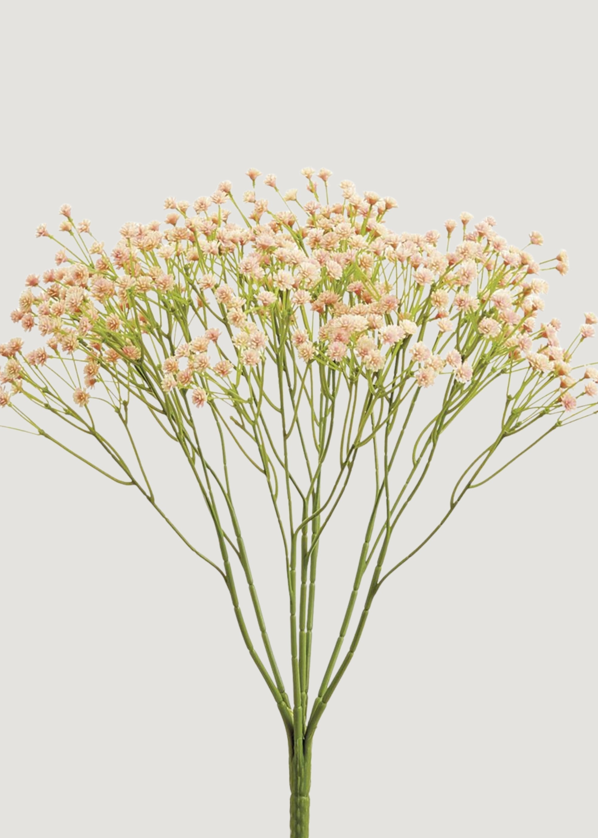 Pink faux baby breath flowers for soft floral decor