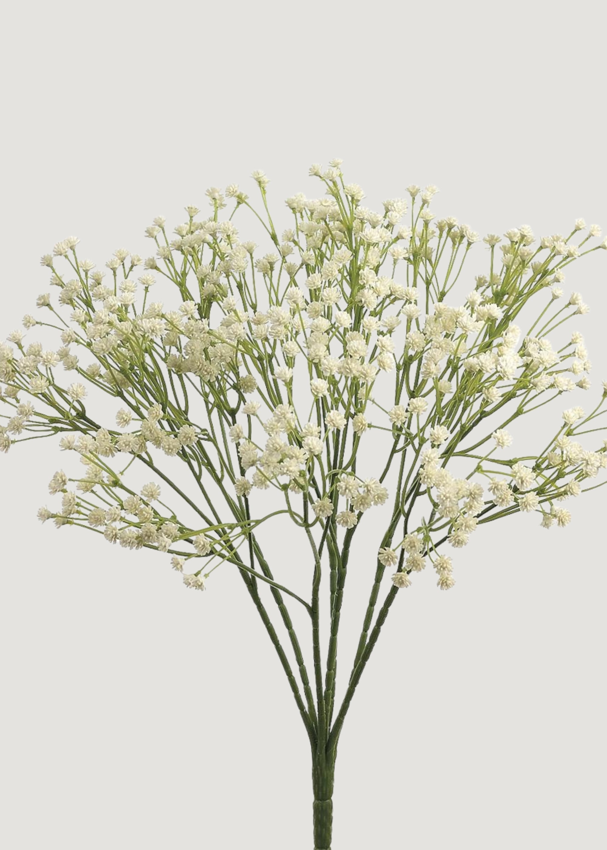 White faux baby breath flowers for wedding centerpiece