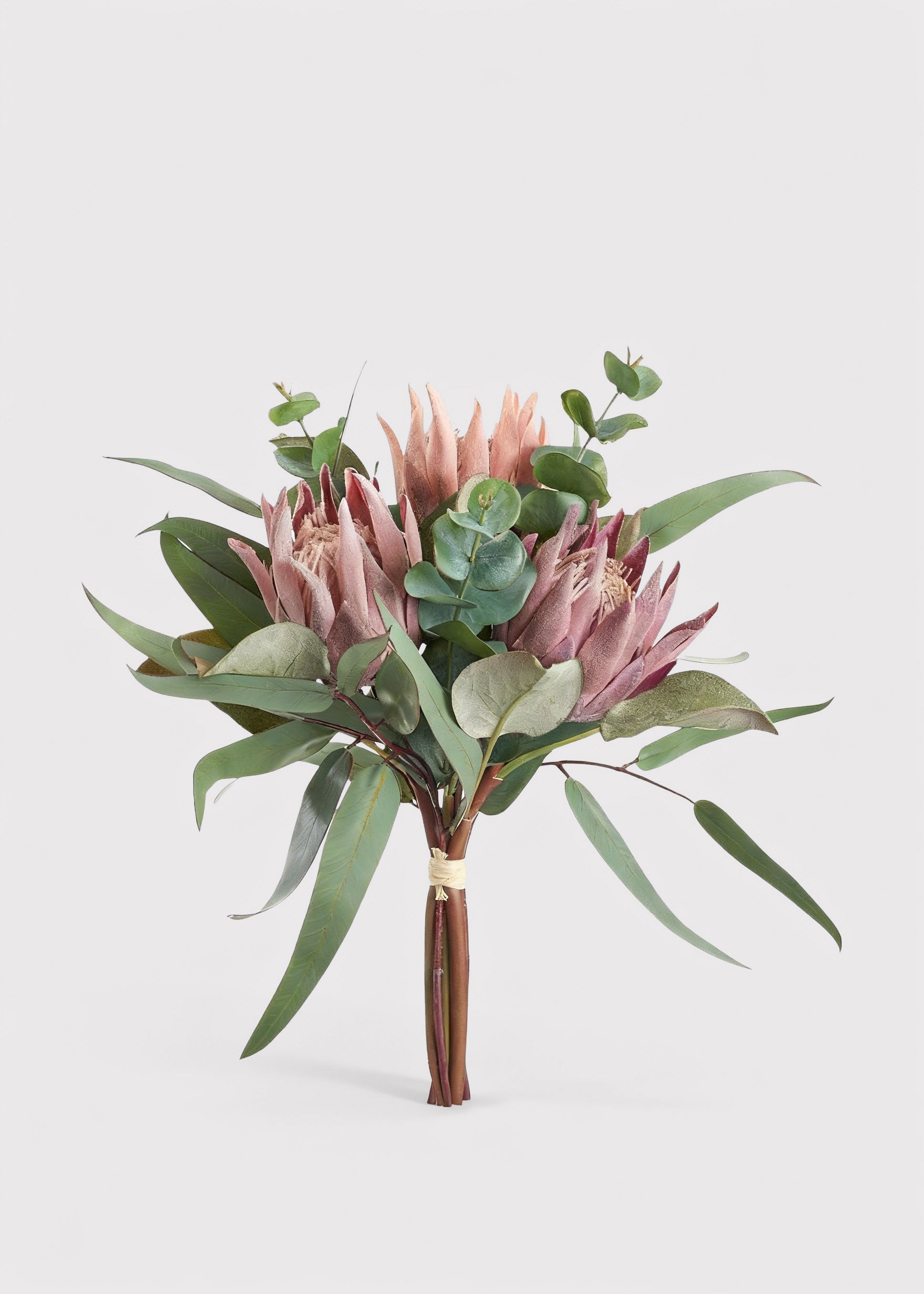 Green Artificial Eucalyptus Bouquet for Vase Styling