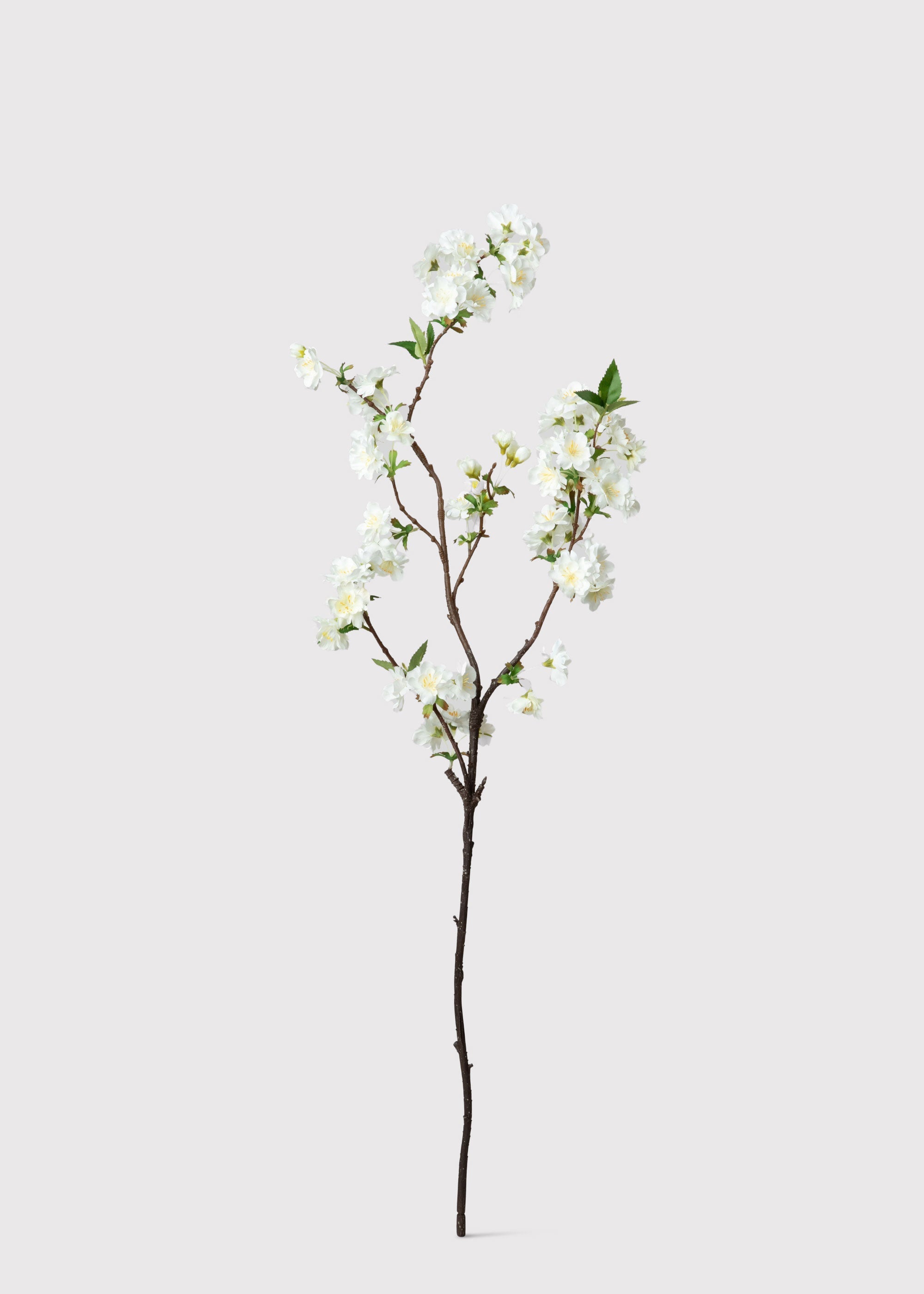 Cream Artificial Cherry Blossom Branch for Table Centerpiece