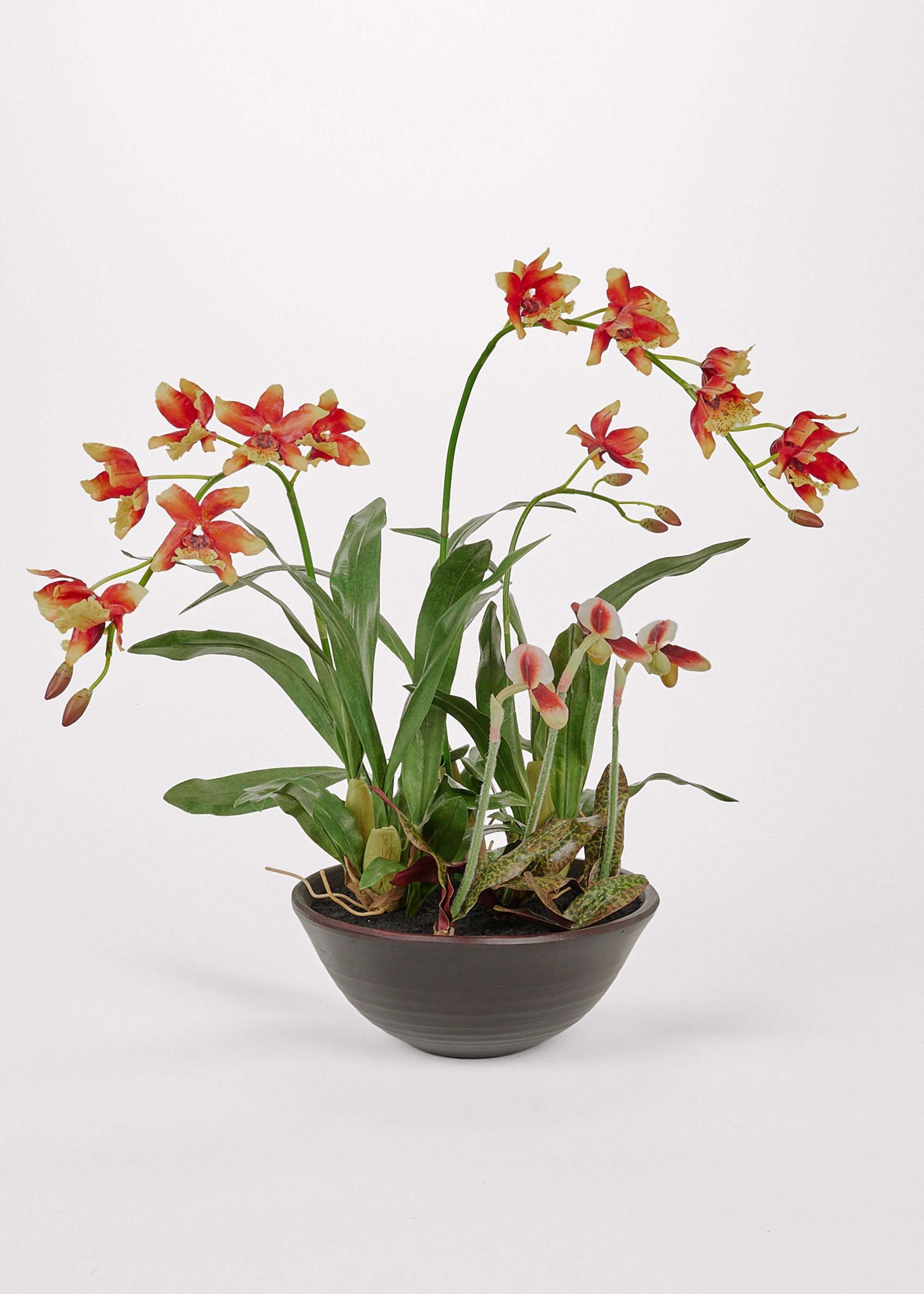Artificial Orchid Arrangement for Home Decor