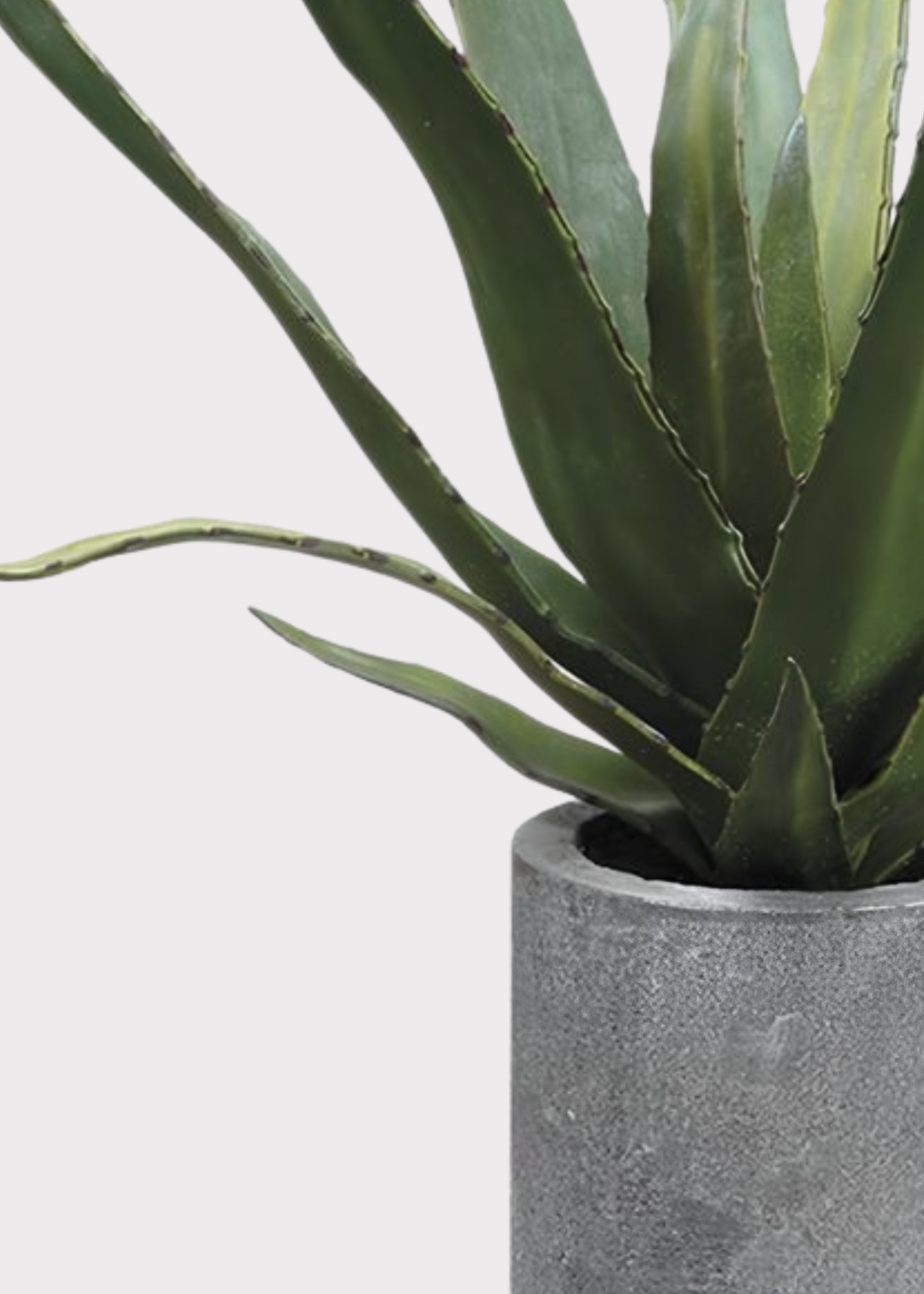 Green Artificial Agave Potted Plant for Home Decor