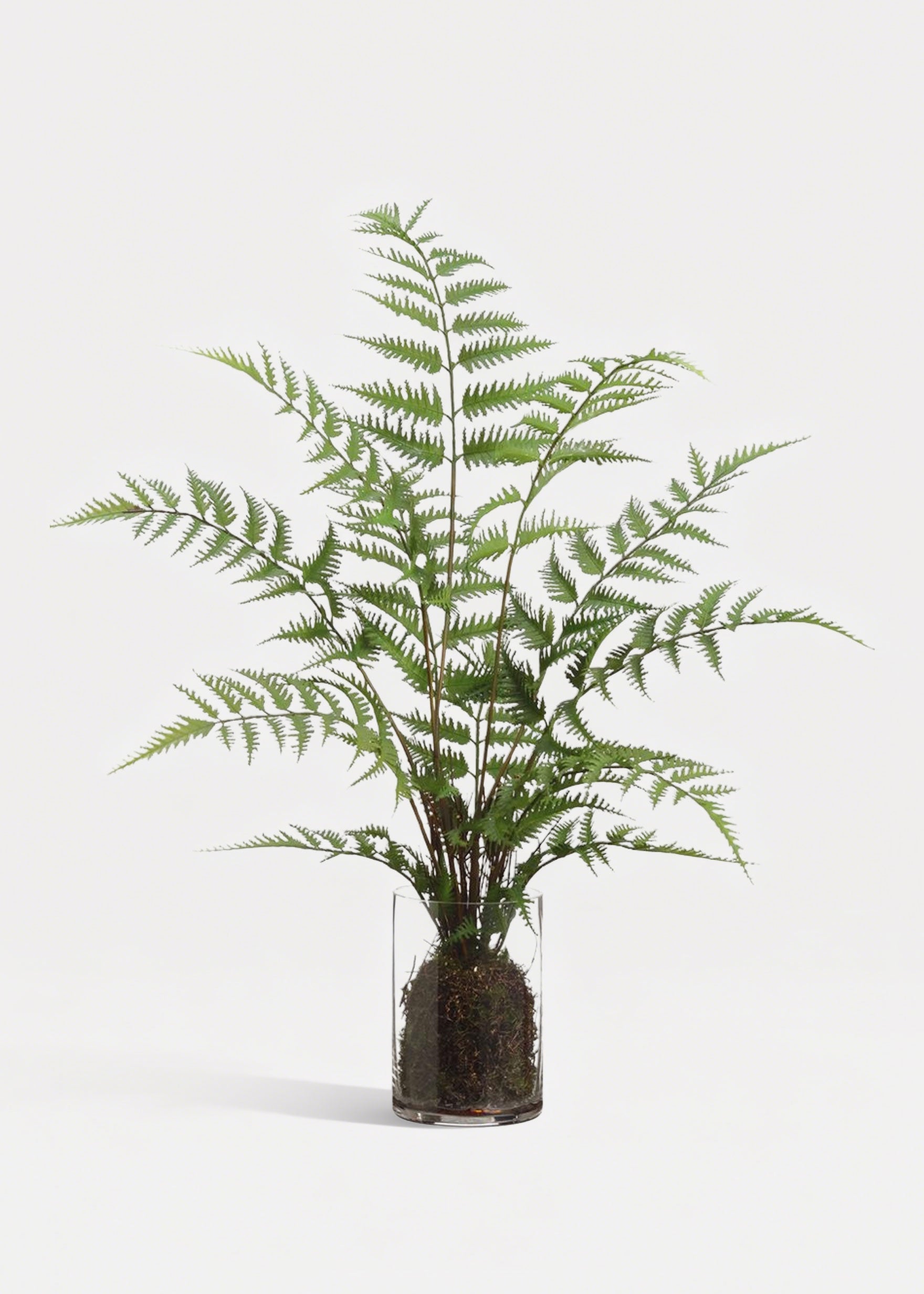 Clear Artificial Fern Arrangement for Vase Styling