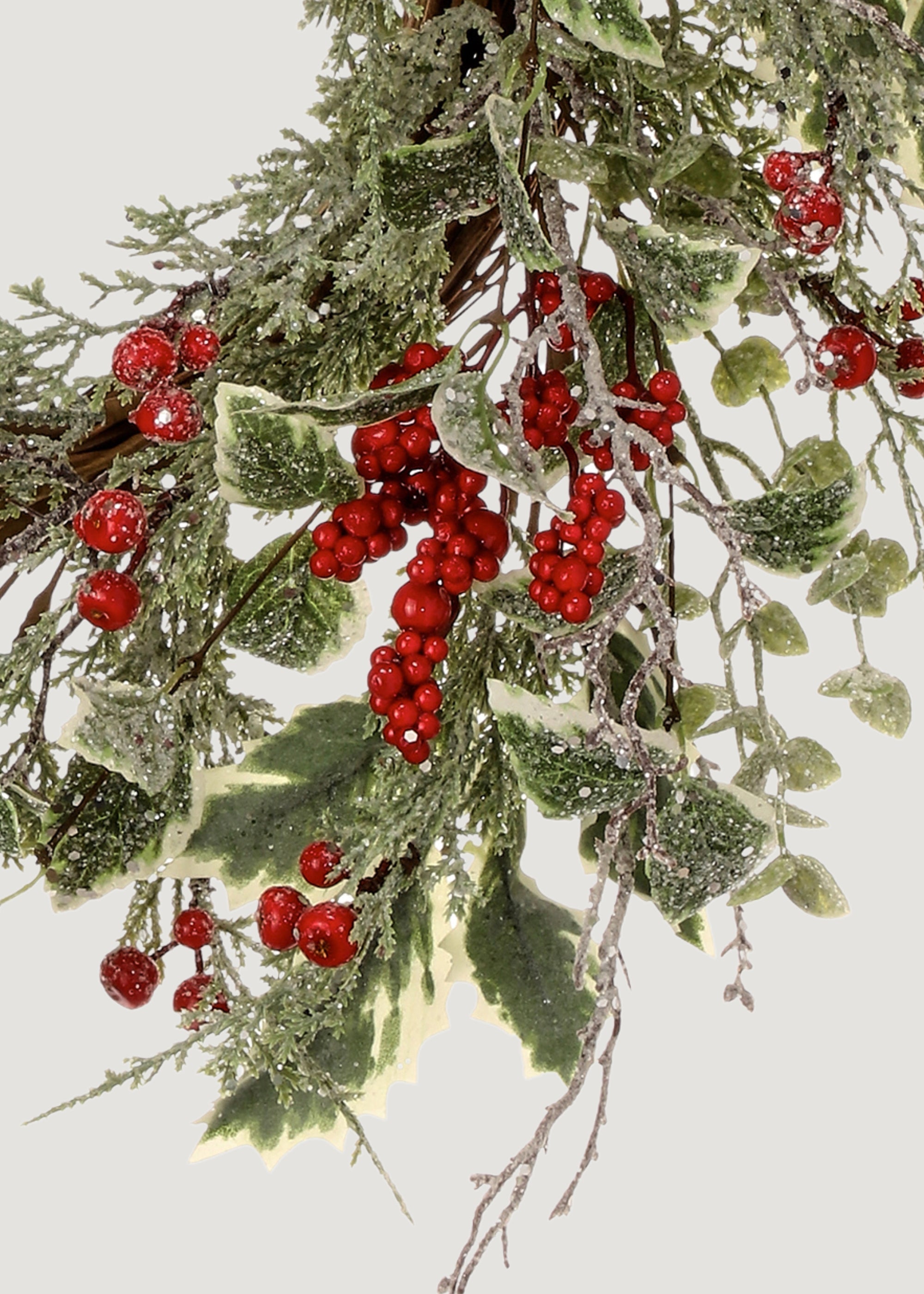 Red Artificial Berry Wreath for Wedding Decor