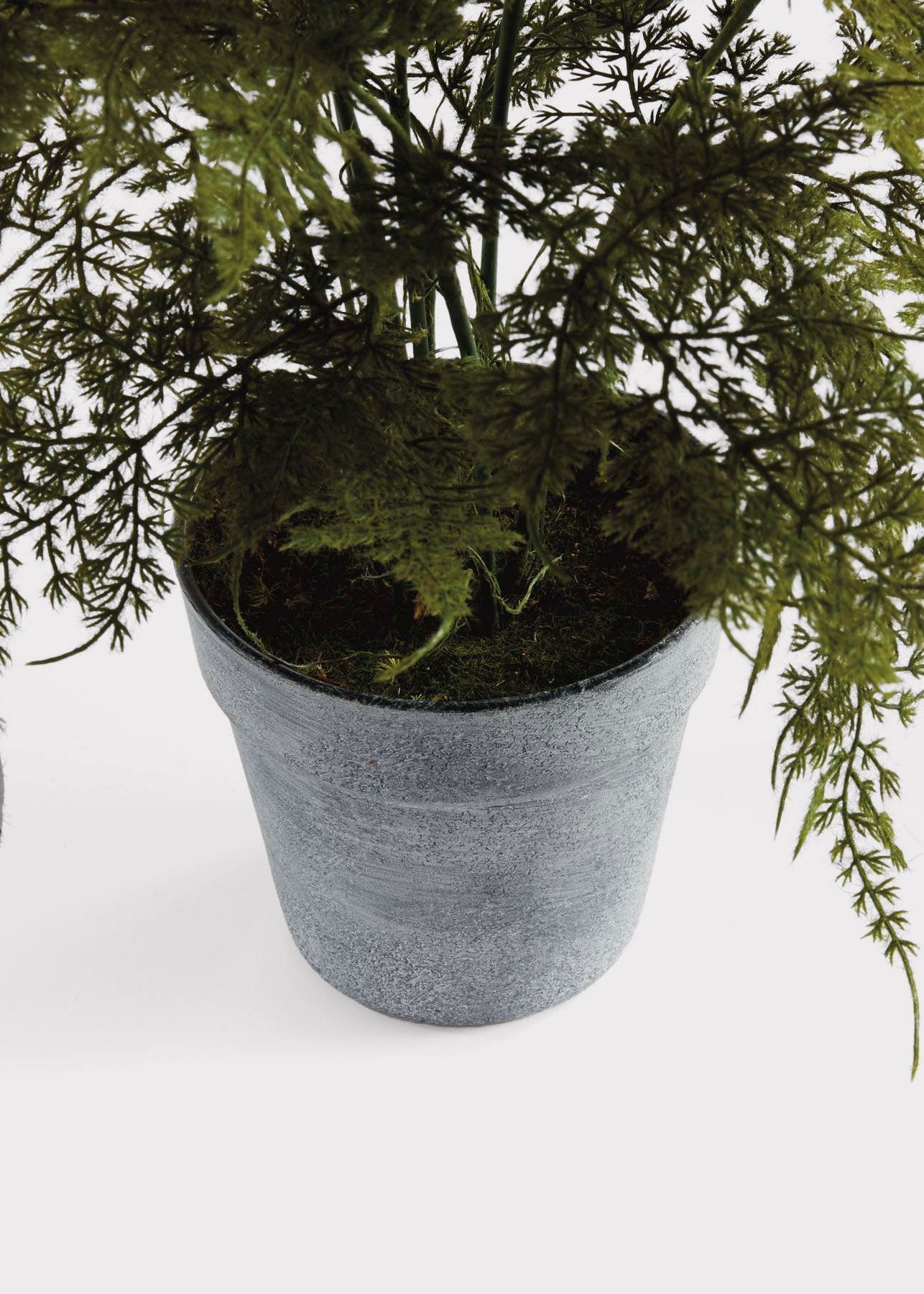 Green Artificial Fern Potted Plant for Wedding Decor