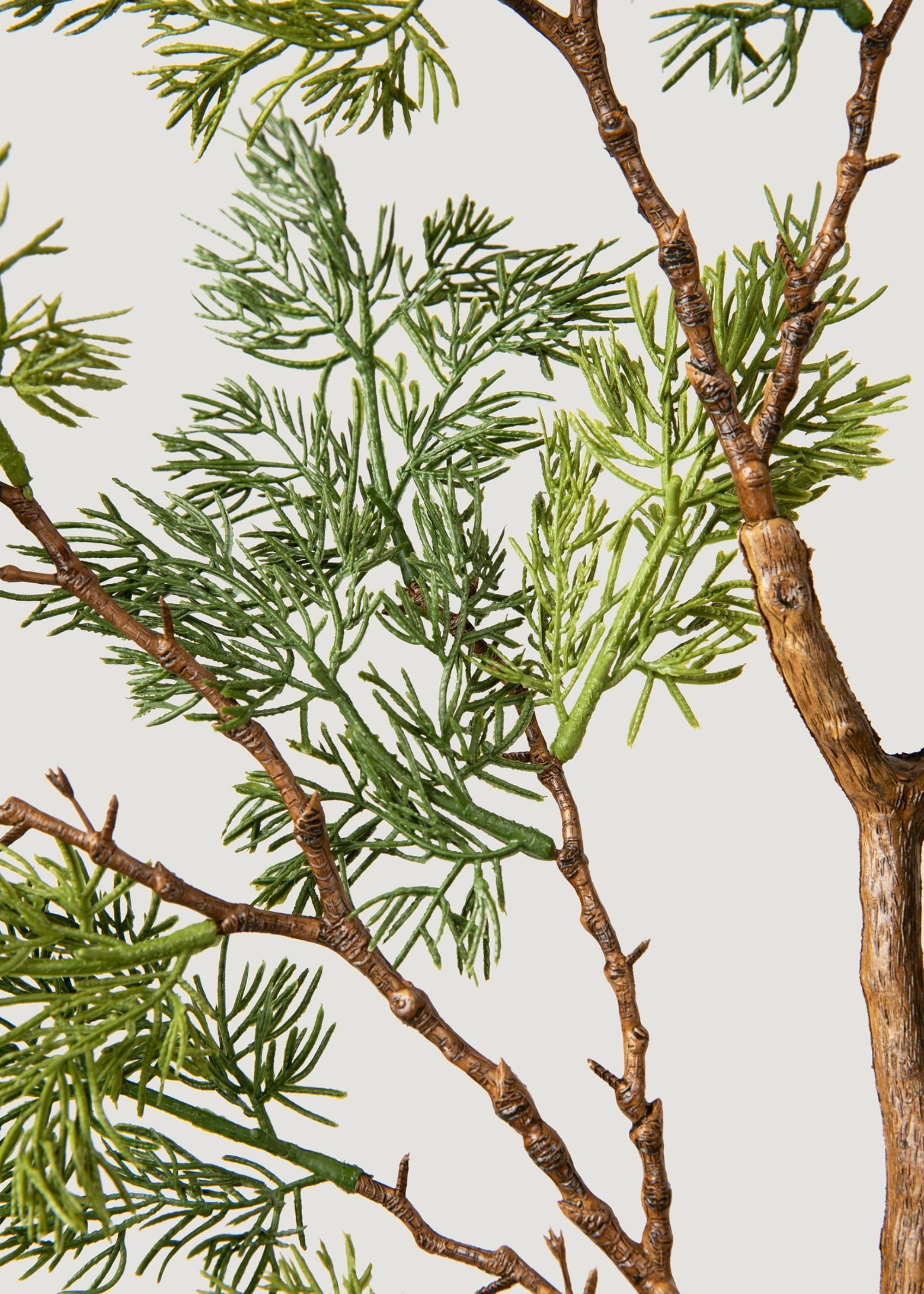 Green Artificial Cedar Branch for Table Centerpiece