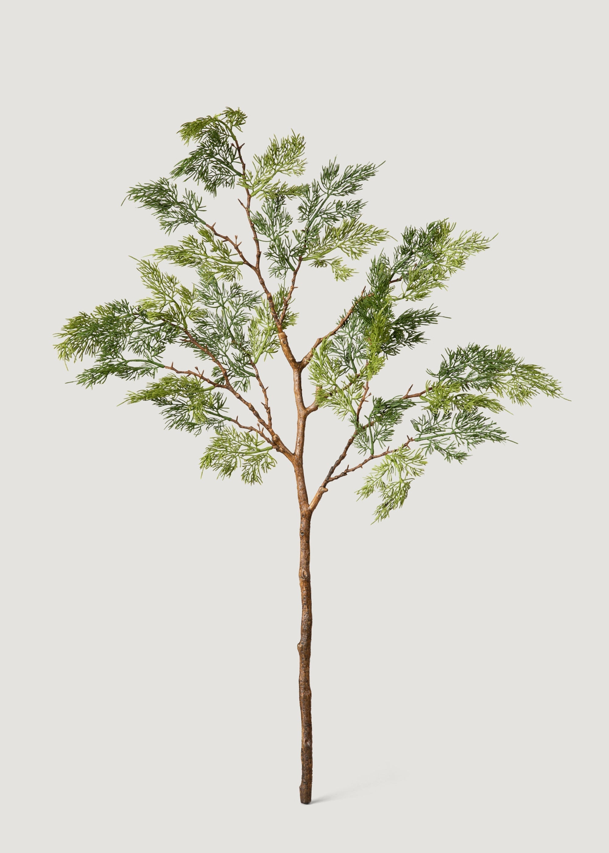 Green Artificial Cedar Branch for Vase Styling