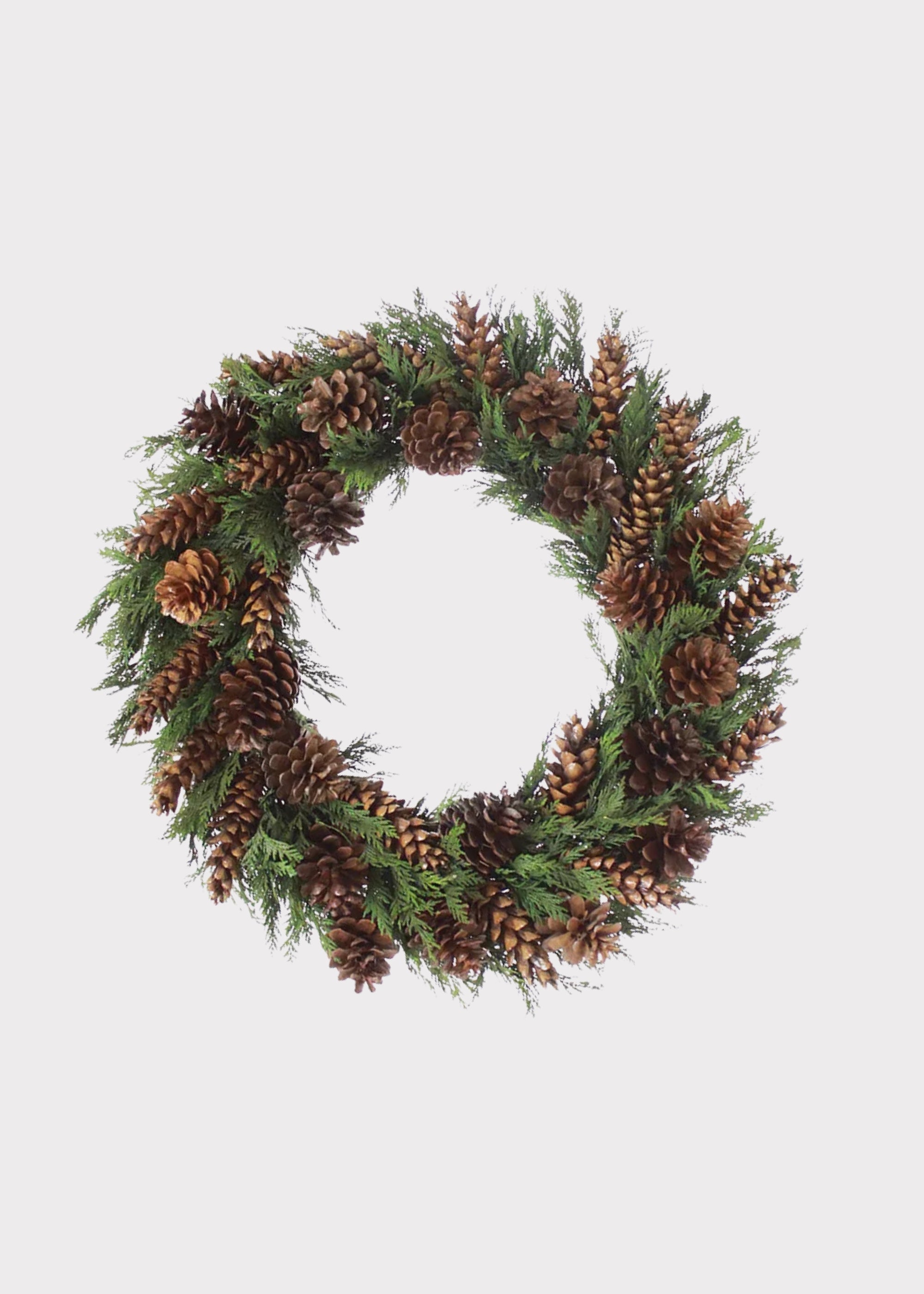 Dried Pine Wreath for Vase Styling