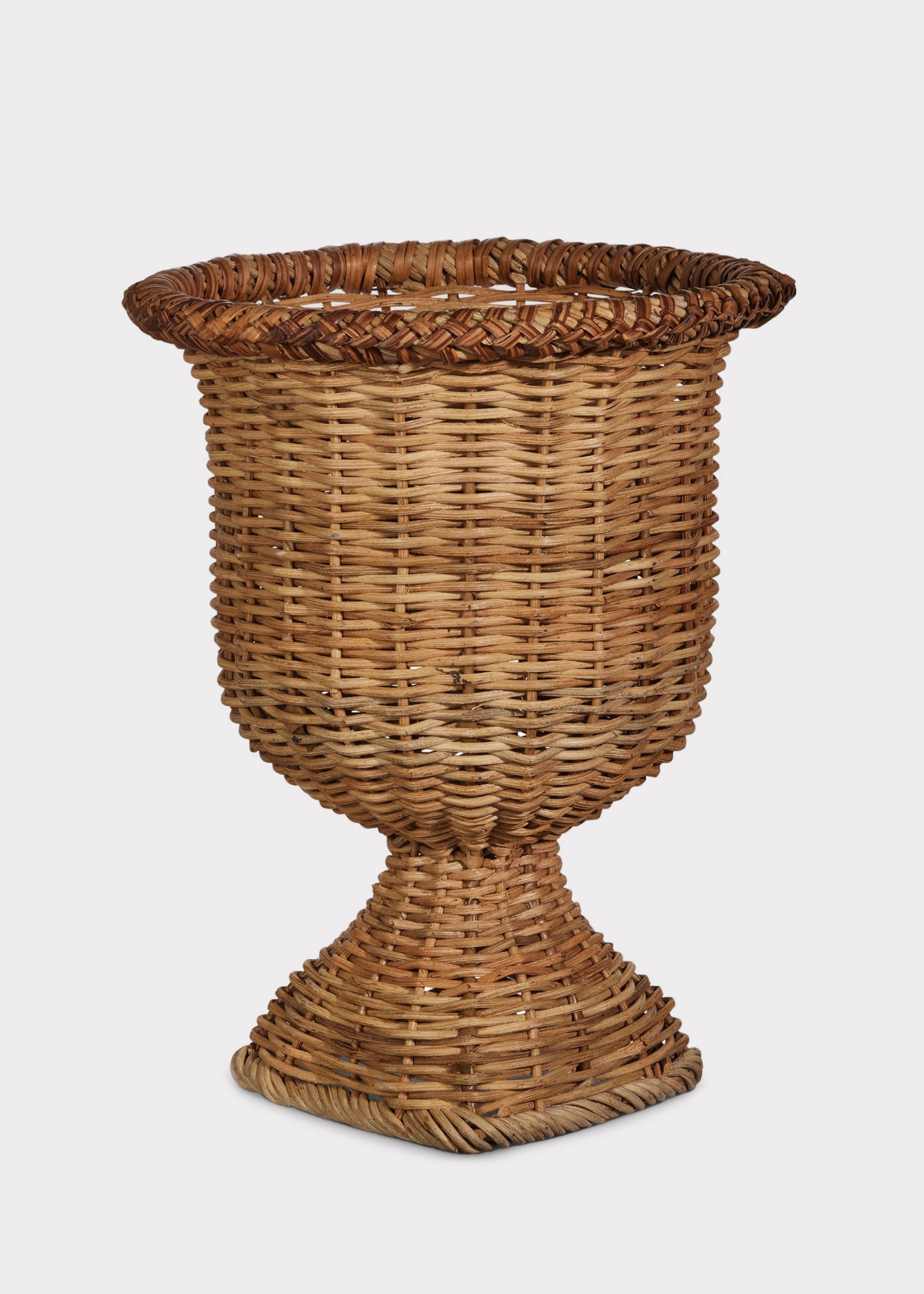 Woven Rattan Urn Planter Pot for Vase Styling