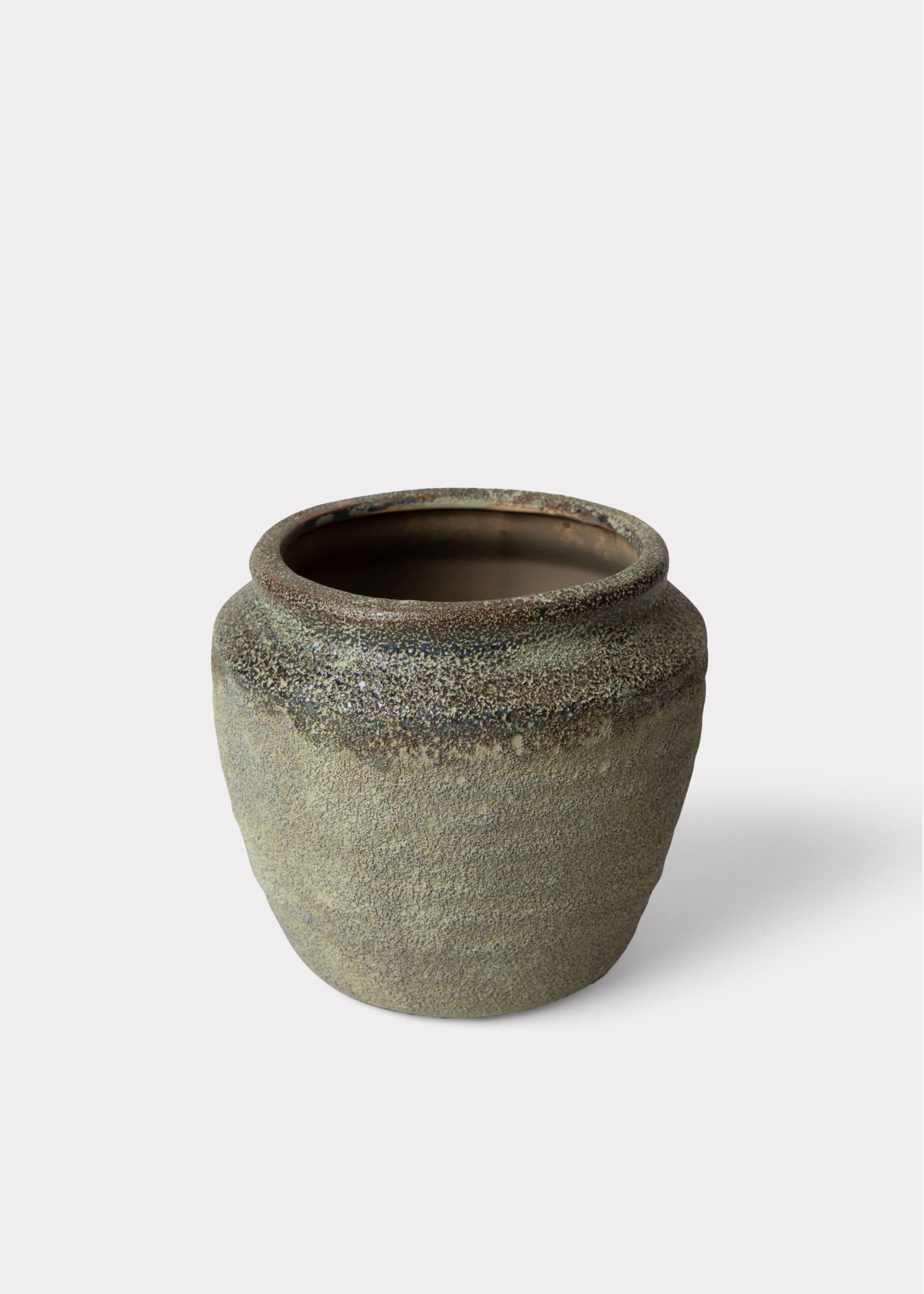 Earthy Ceramic Planter Pot for Vase Styling