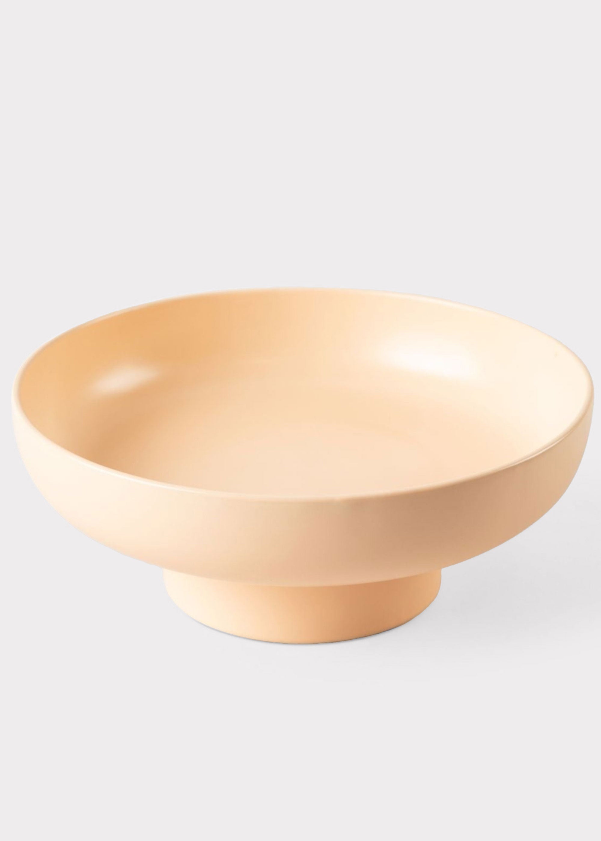 Cream Large Cream Peach Compote for Wedding Decor