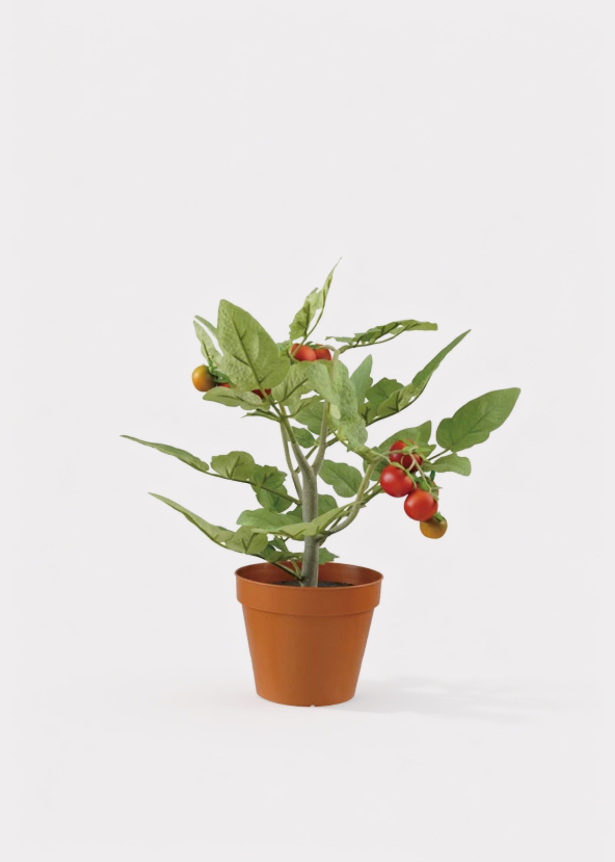 Orange Artificial Potted Tomato for Vase Styling