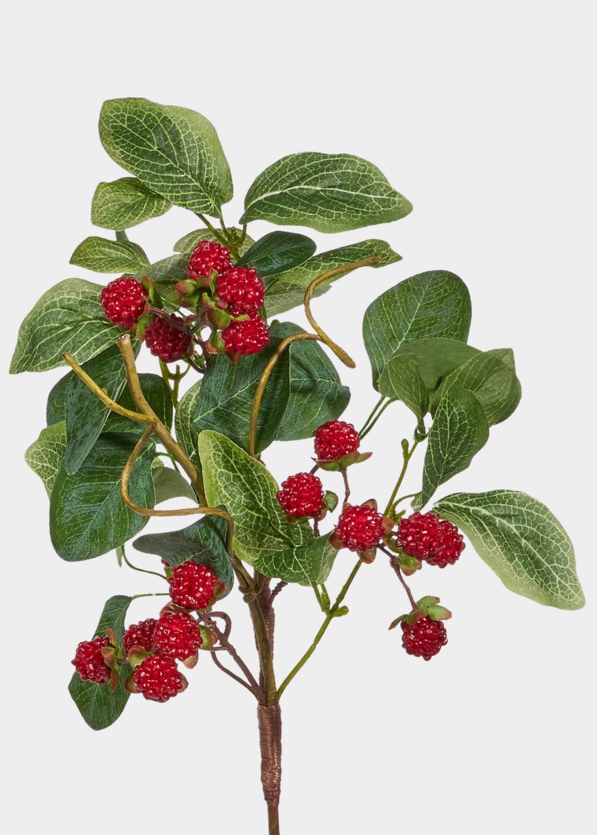 Red Artificial Berry Pick for Vase Styling