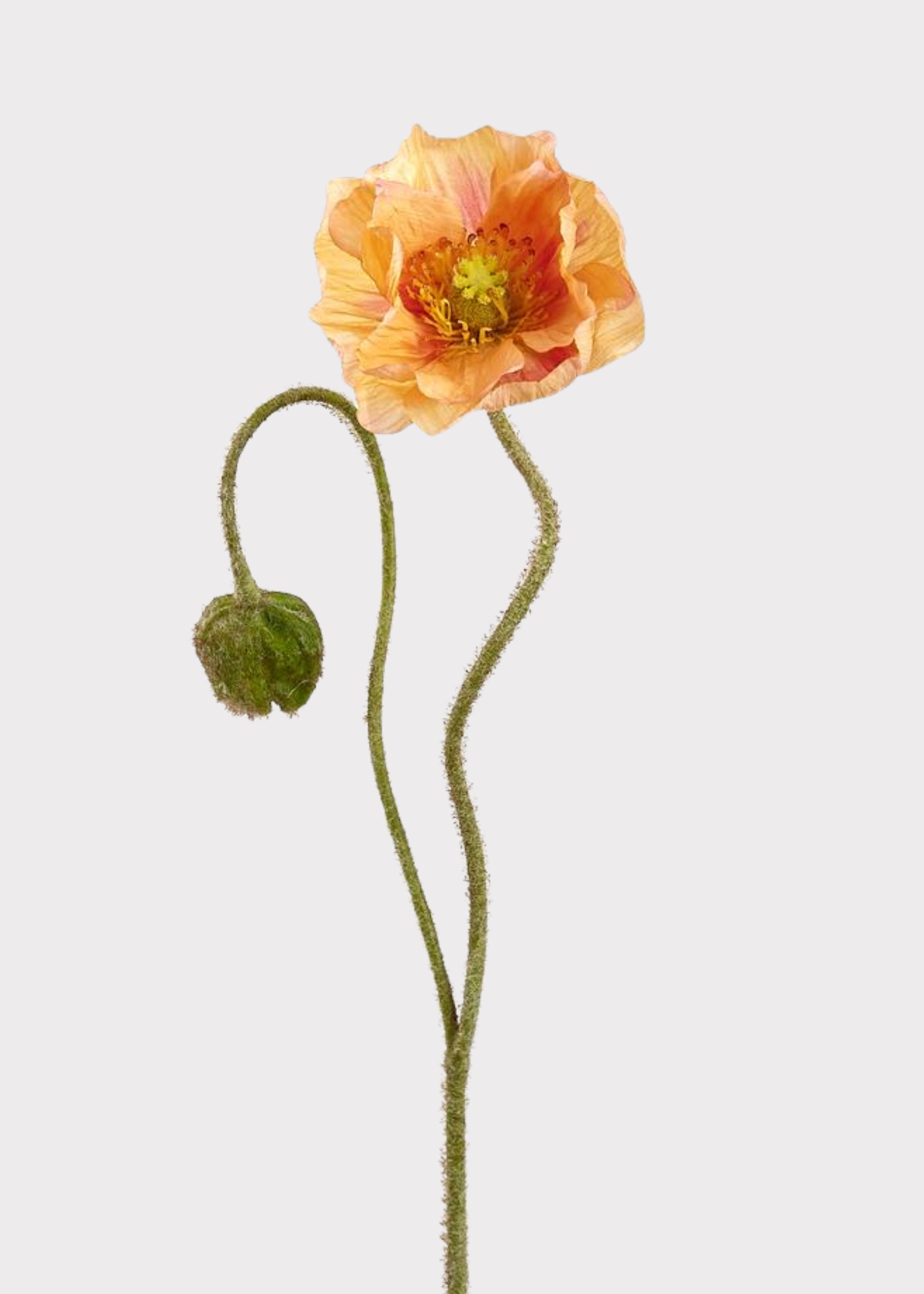 Pink Artificial Poppy Stem for Vase Styling