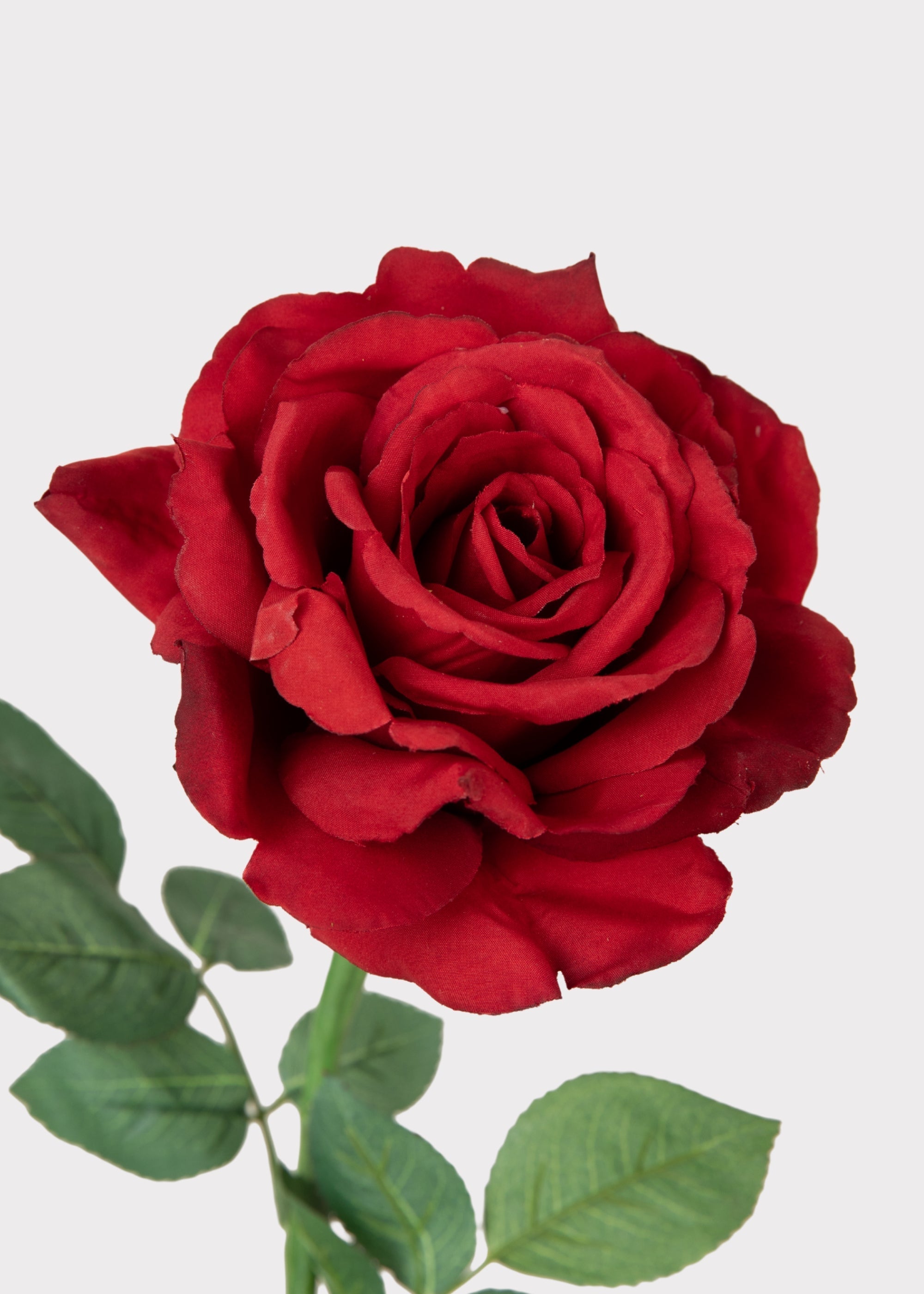 Red Artificial Rose Stem for Table Centerpiece