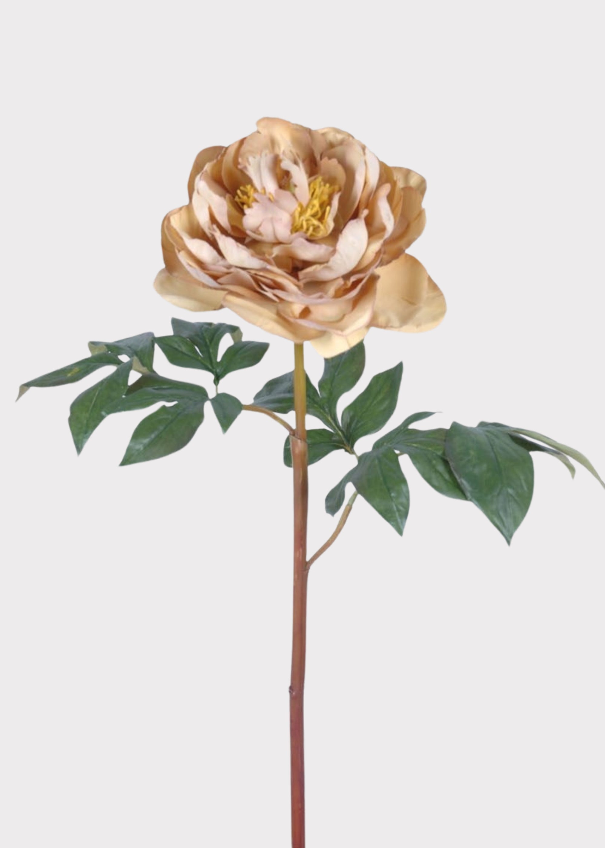 Yellow Artificial Peony Bundle for Home Decor