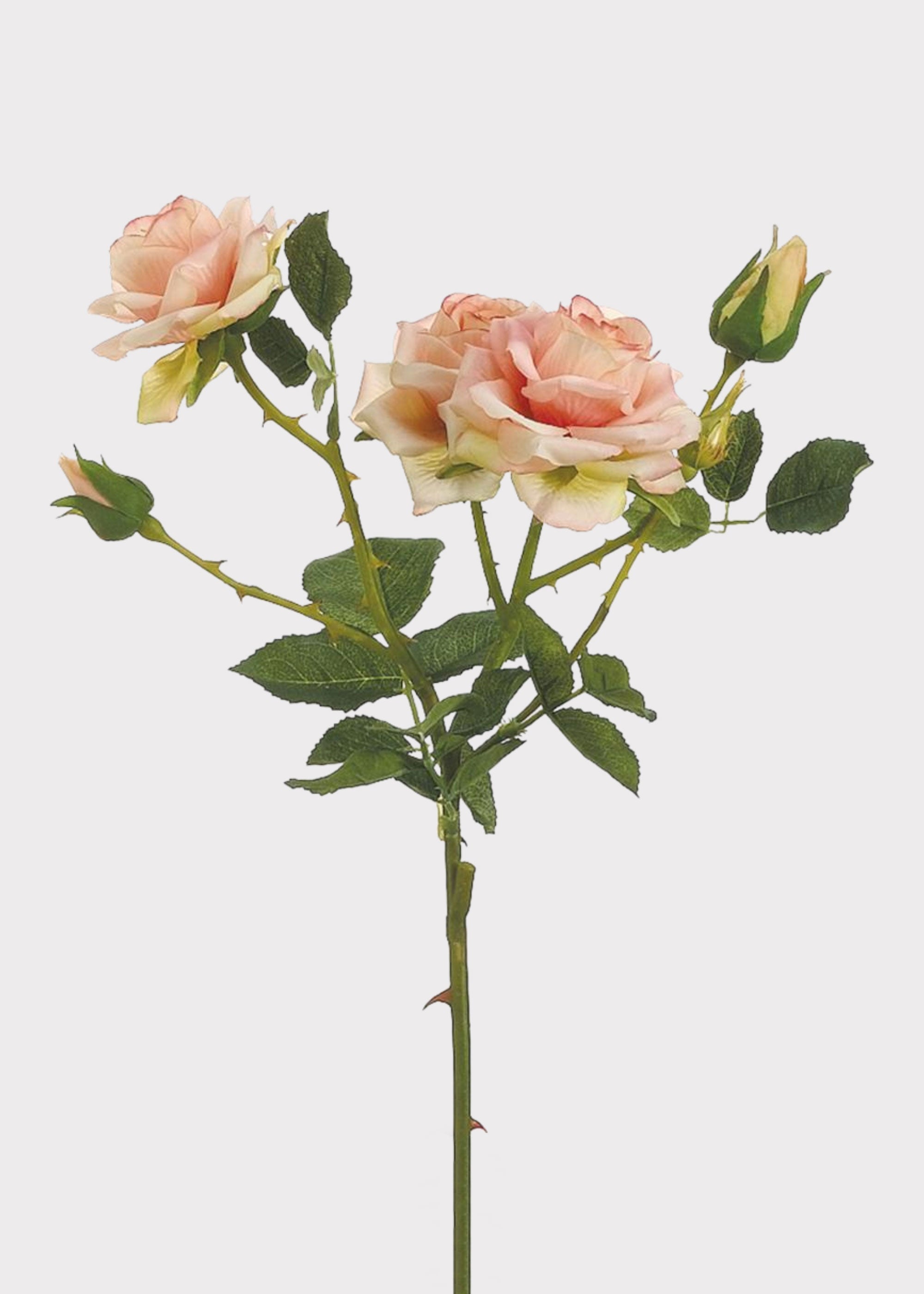 Pink Artificial Rose Stem for Vase Styling