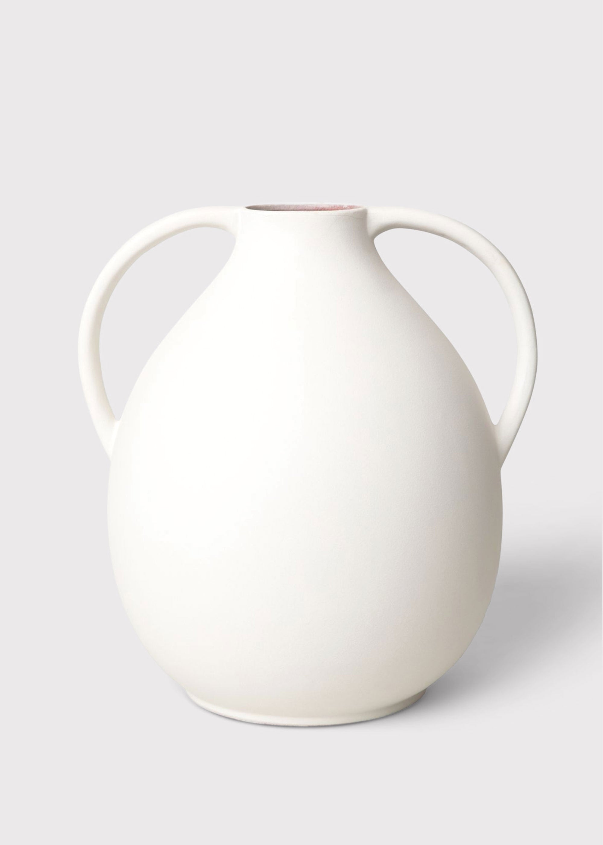 Large clay jug vase for branches and dried botanicals