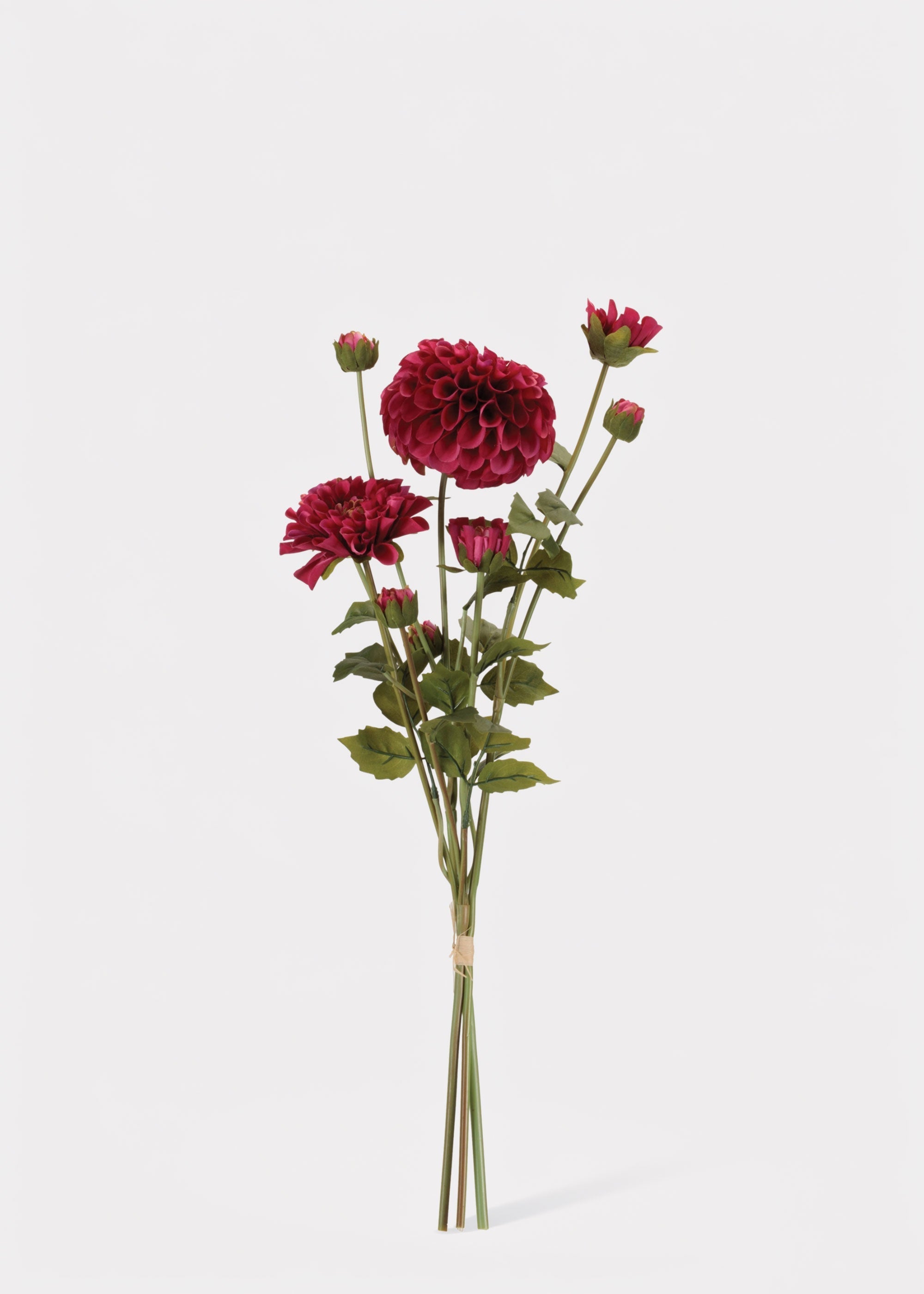Fuchsia Artificial Zinnia Bundle for Table Centerpiece