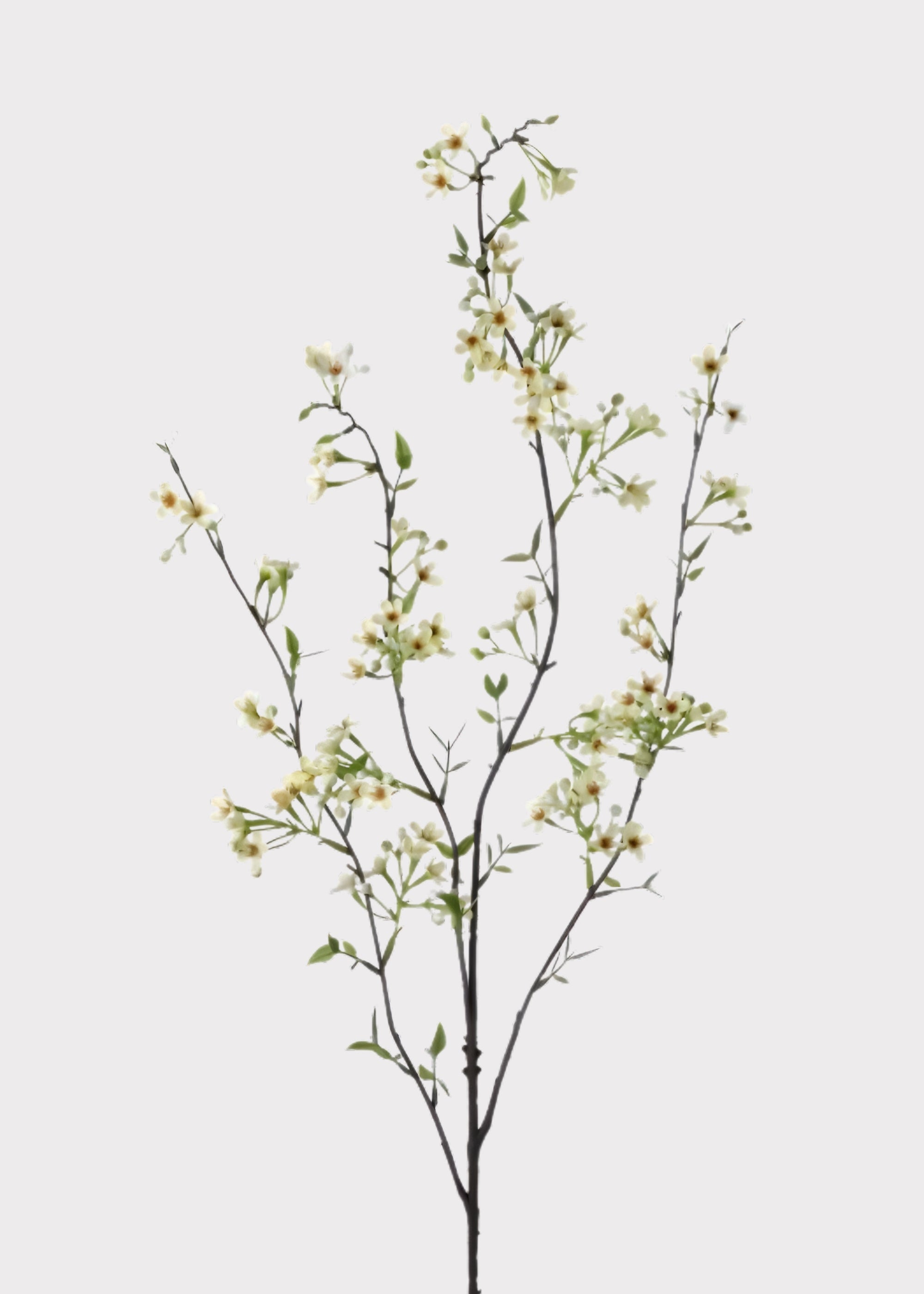 Green Artificial Cherry Blossom Branch for Vase Styling