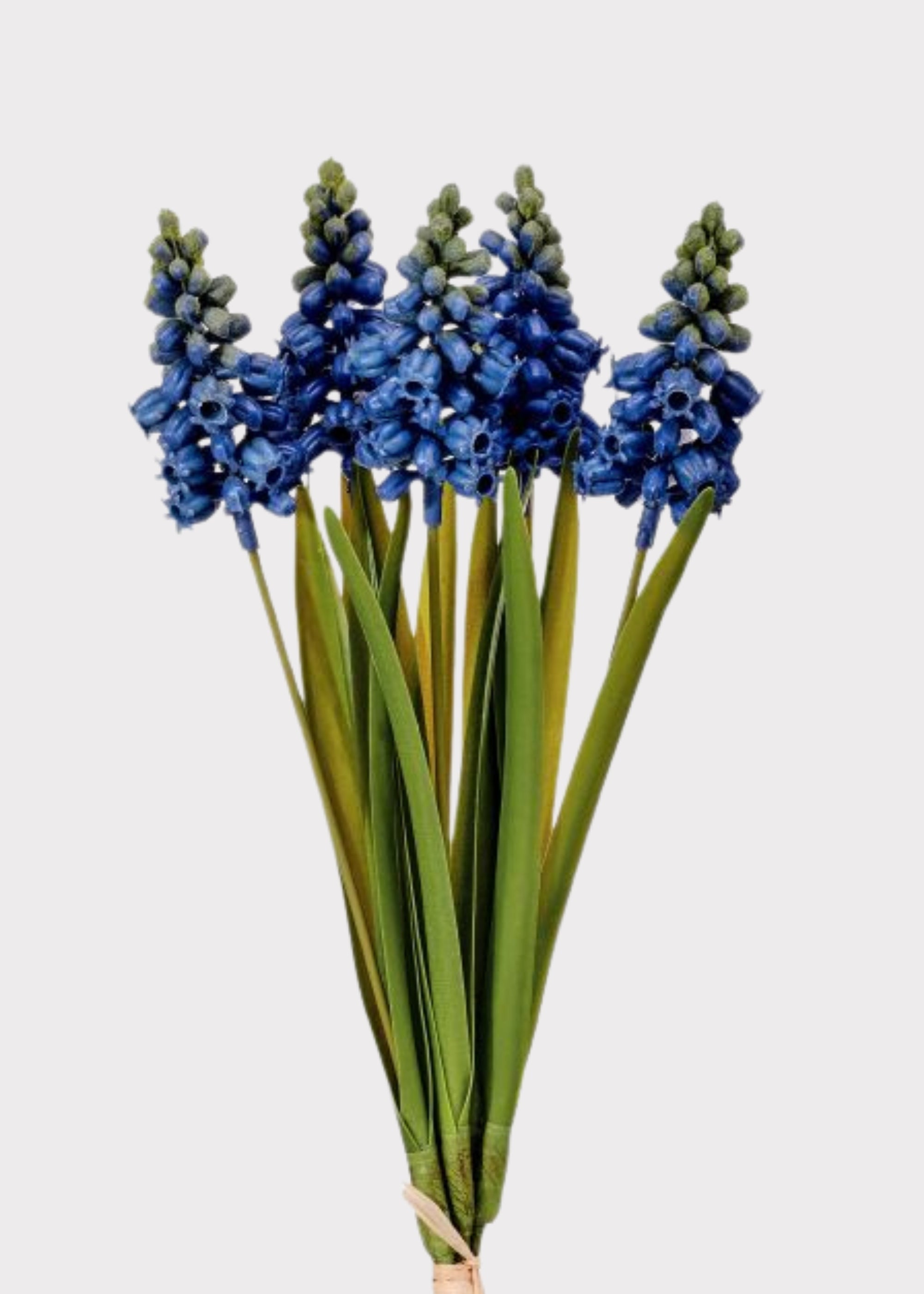 Blue Artificial Grape Hyacinth Spring Bundle for Vase Styling