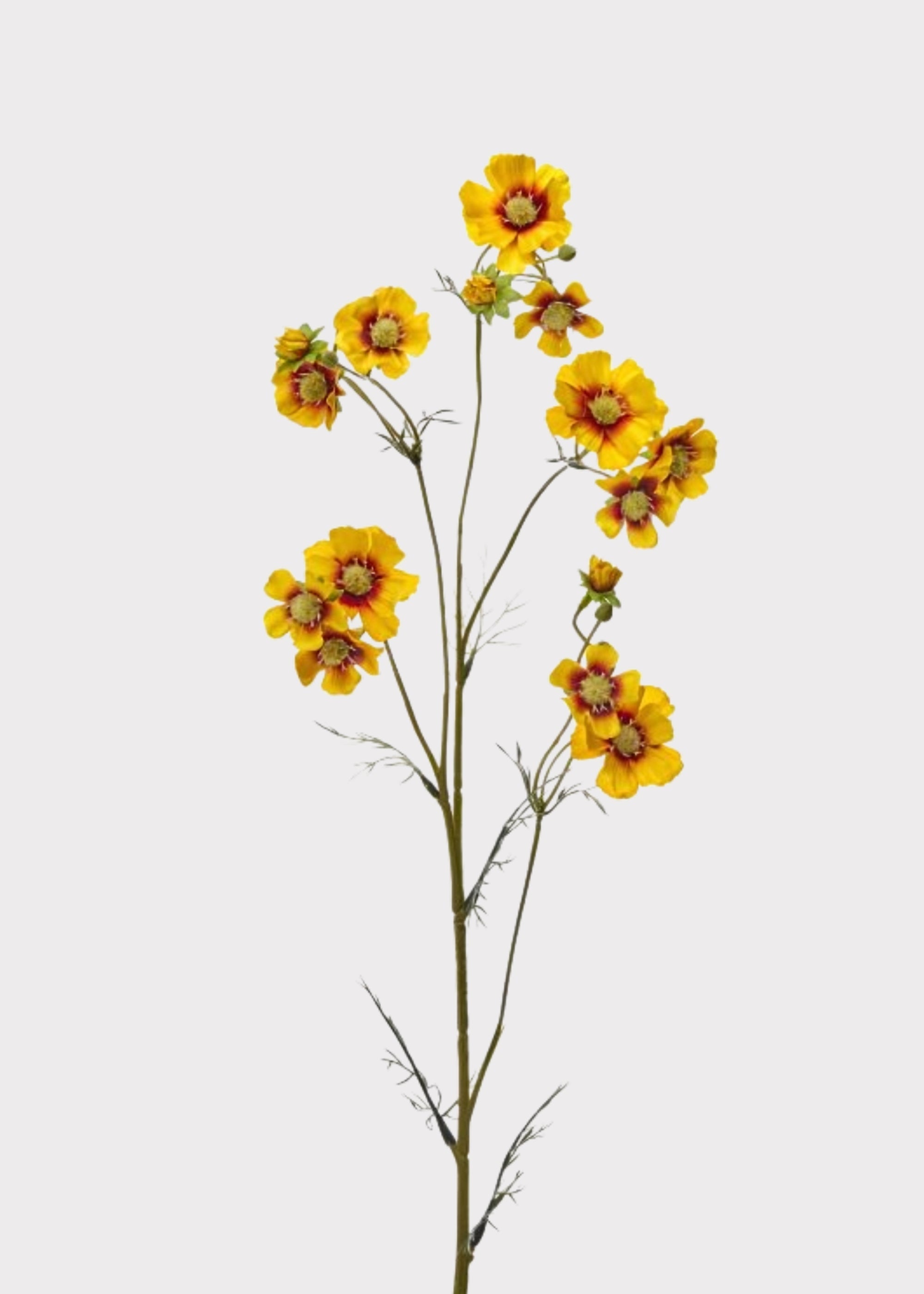 Yellow Artificial Cosmos Spray for Vase Styling