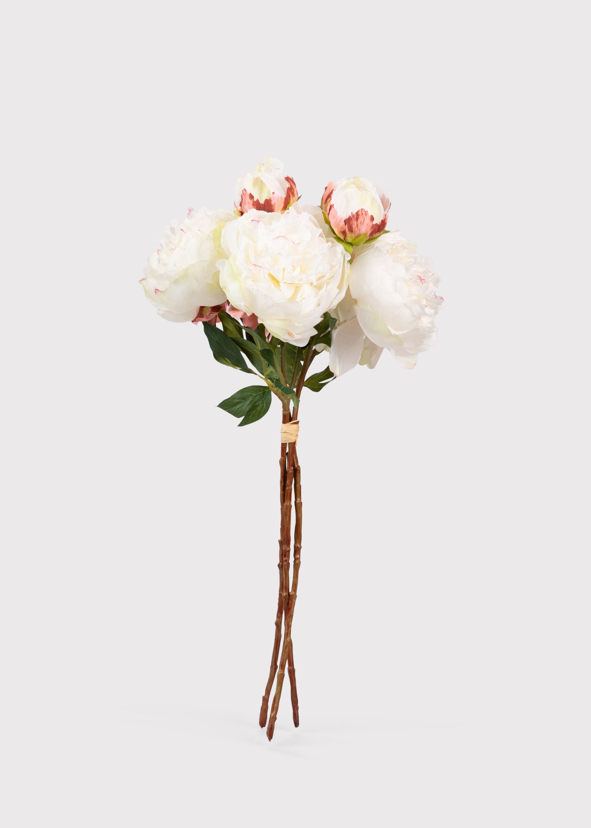 Cream Artificial Peony Bundle for Table Centerpiece