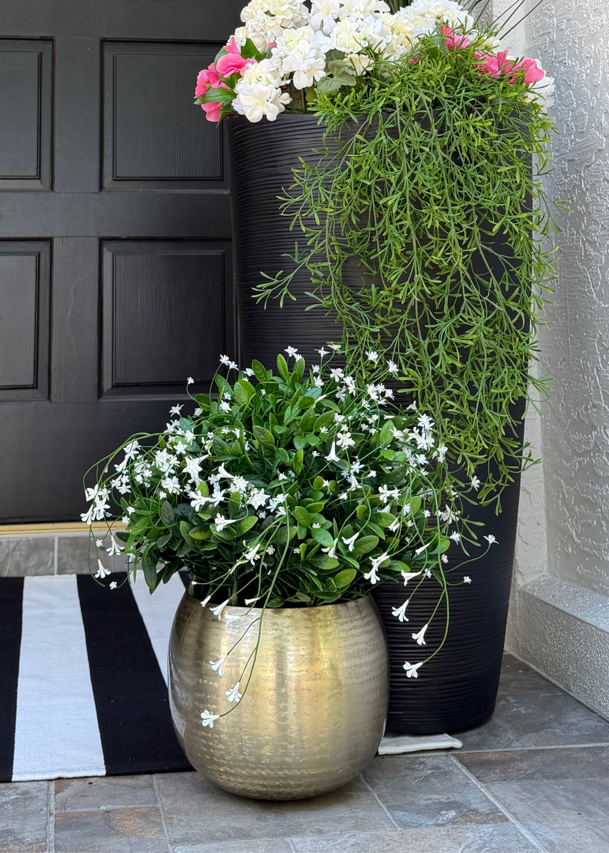 Green Artificial Fern Bush for Table Centerpiece