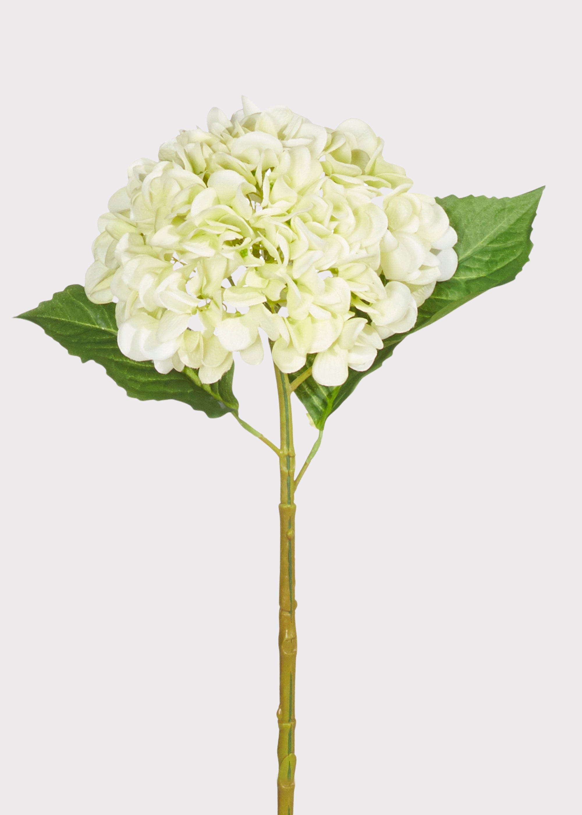 Green Real Touch Artificial Hydrangea Stem for Vase Styling