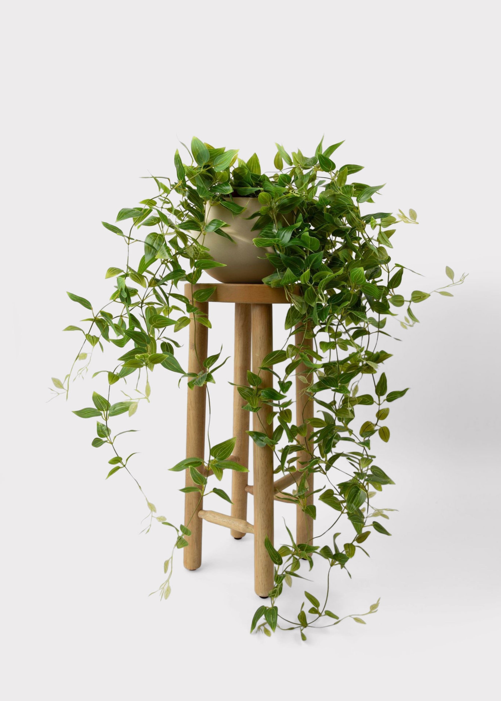 Green Artificial Deluxe Plants Hanging Tradescantia Houseplant for Vase Styling