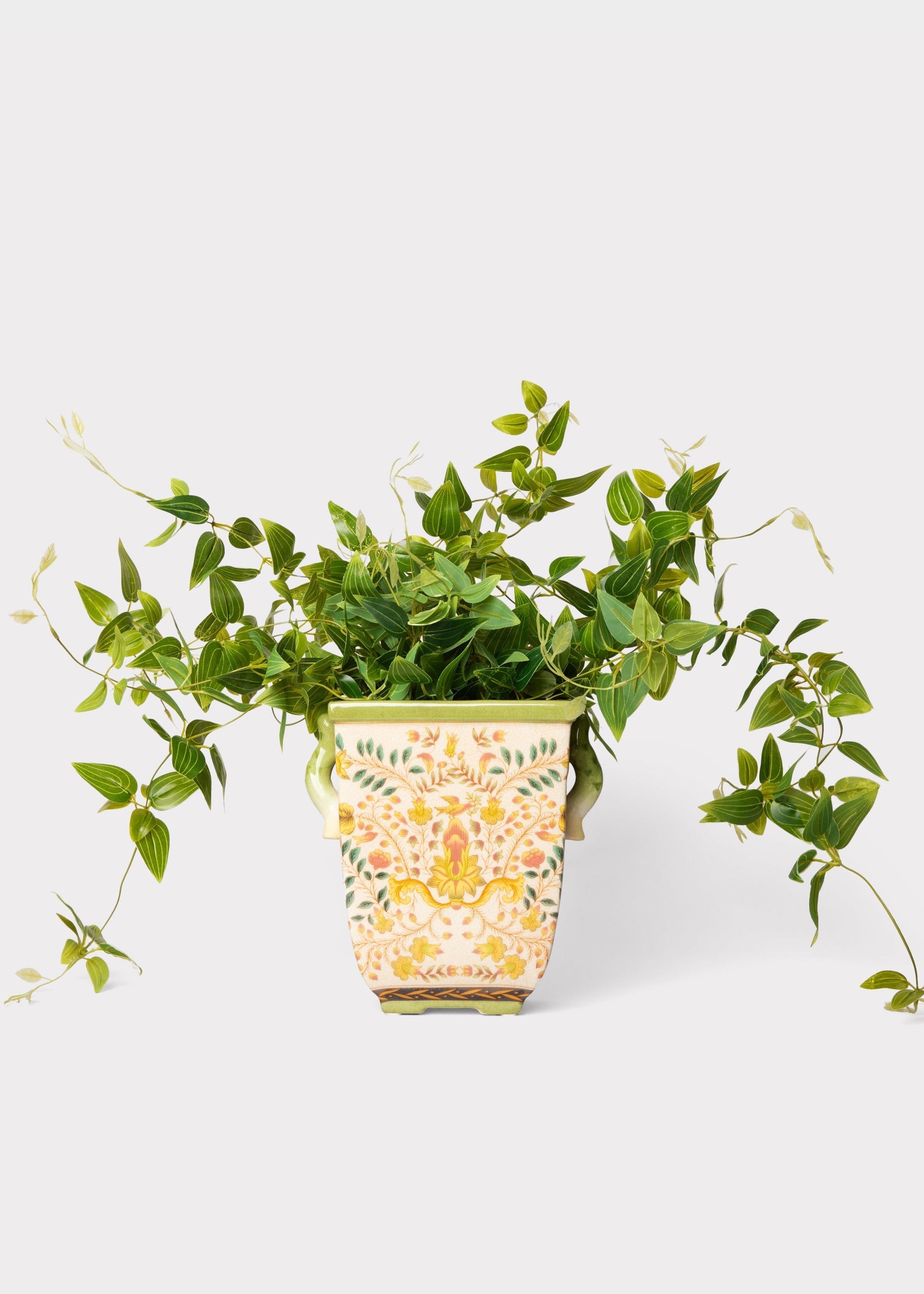 Green Artificial Deluxe Plants Hanging Tradescantia Houseplant for Wedding Decor