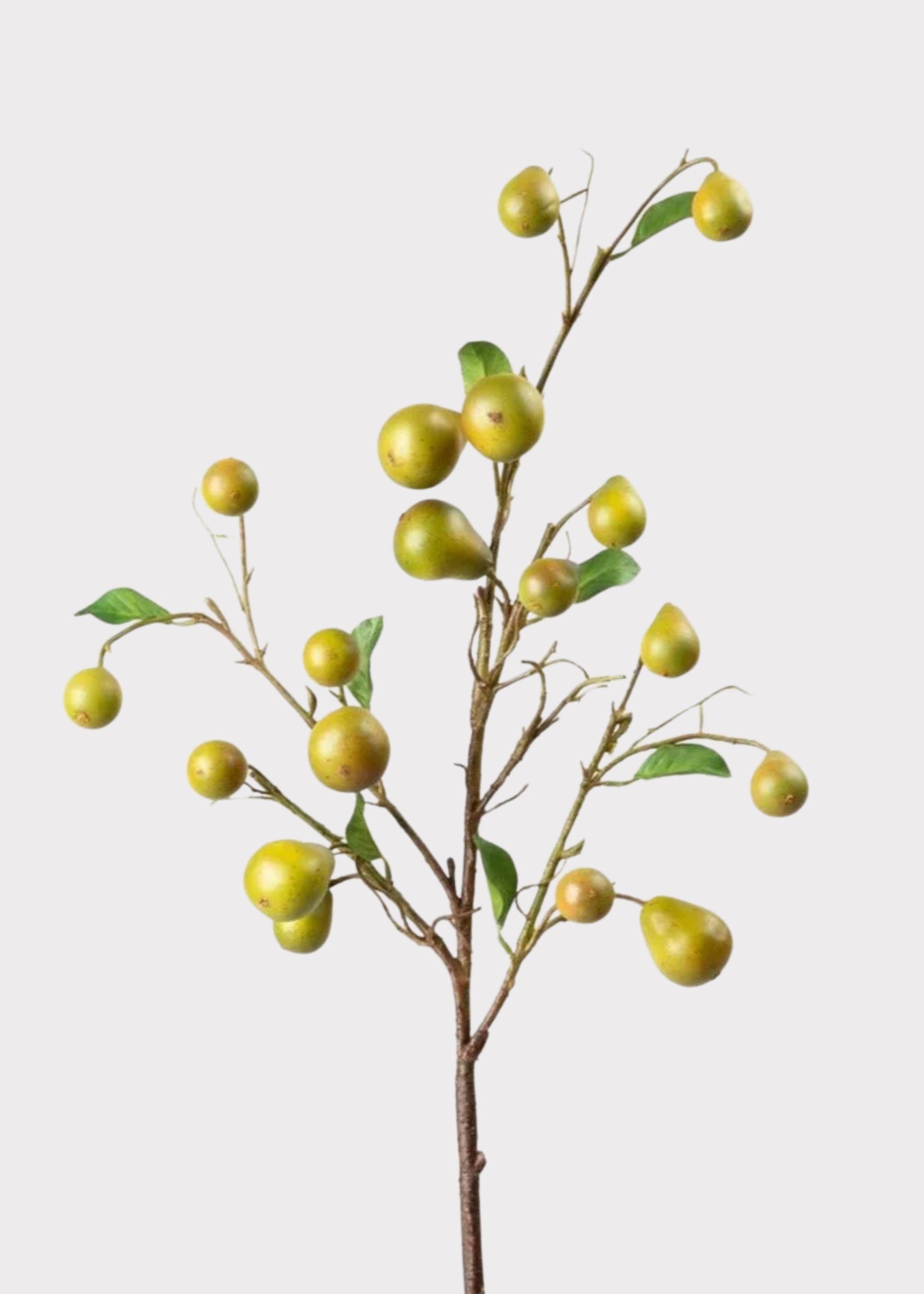 Artificial Pear Fruit Branch for Vase Styling