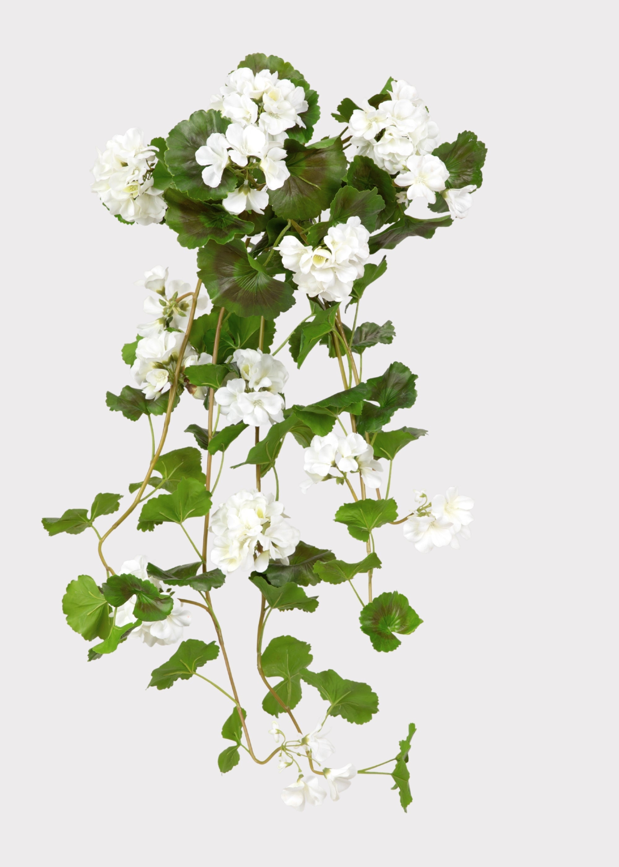 Natural Touch Artificial Geranium Bush for Vase Styling