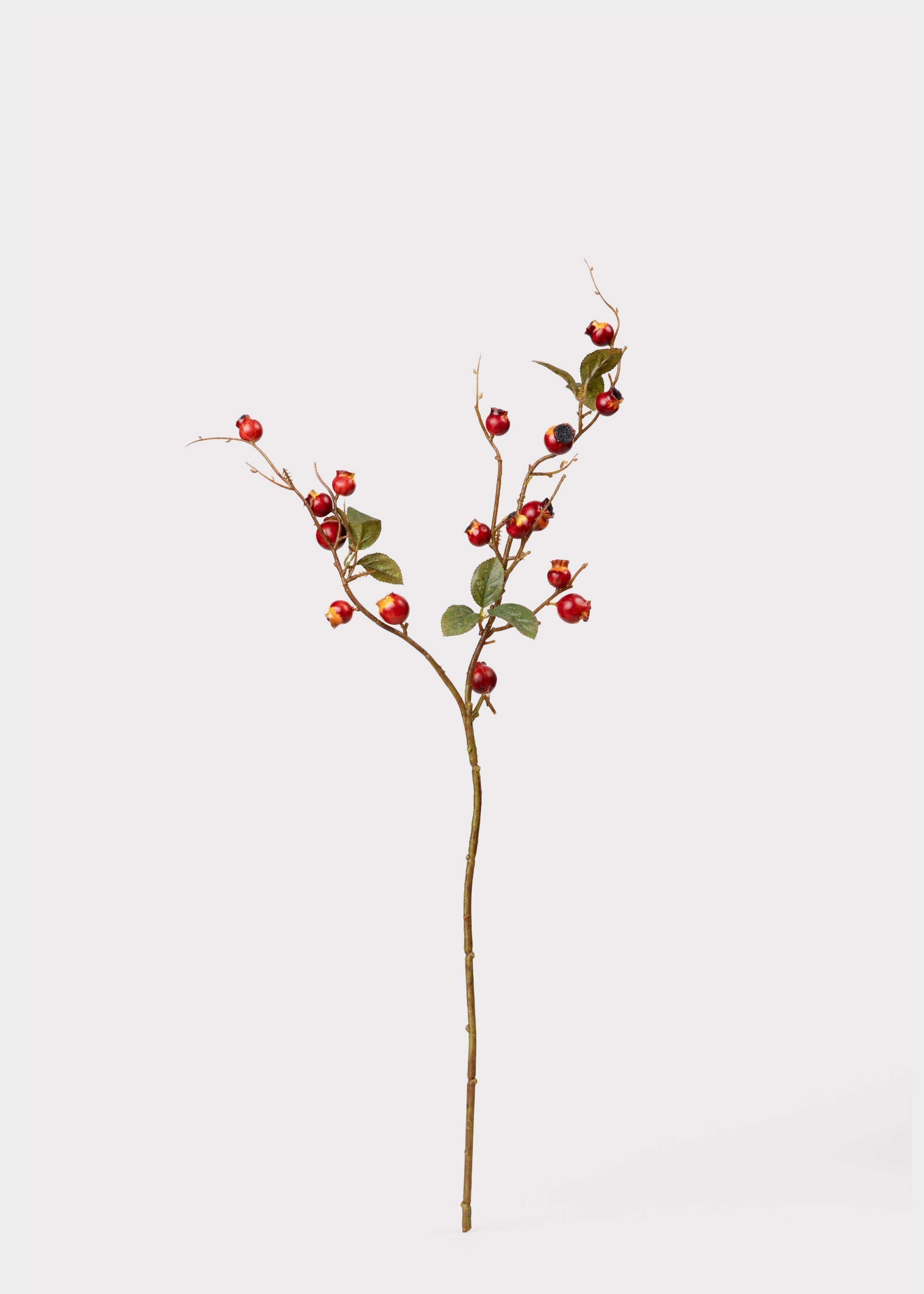Red Artificial Berry Branch for Entryway Arrangement