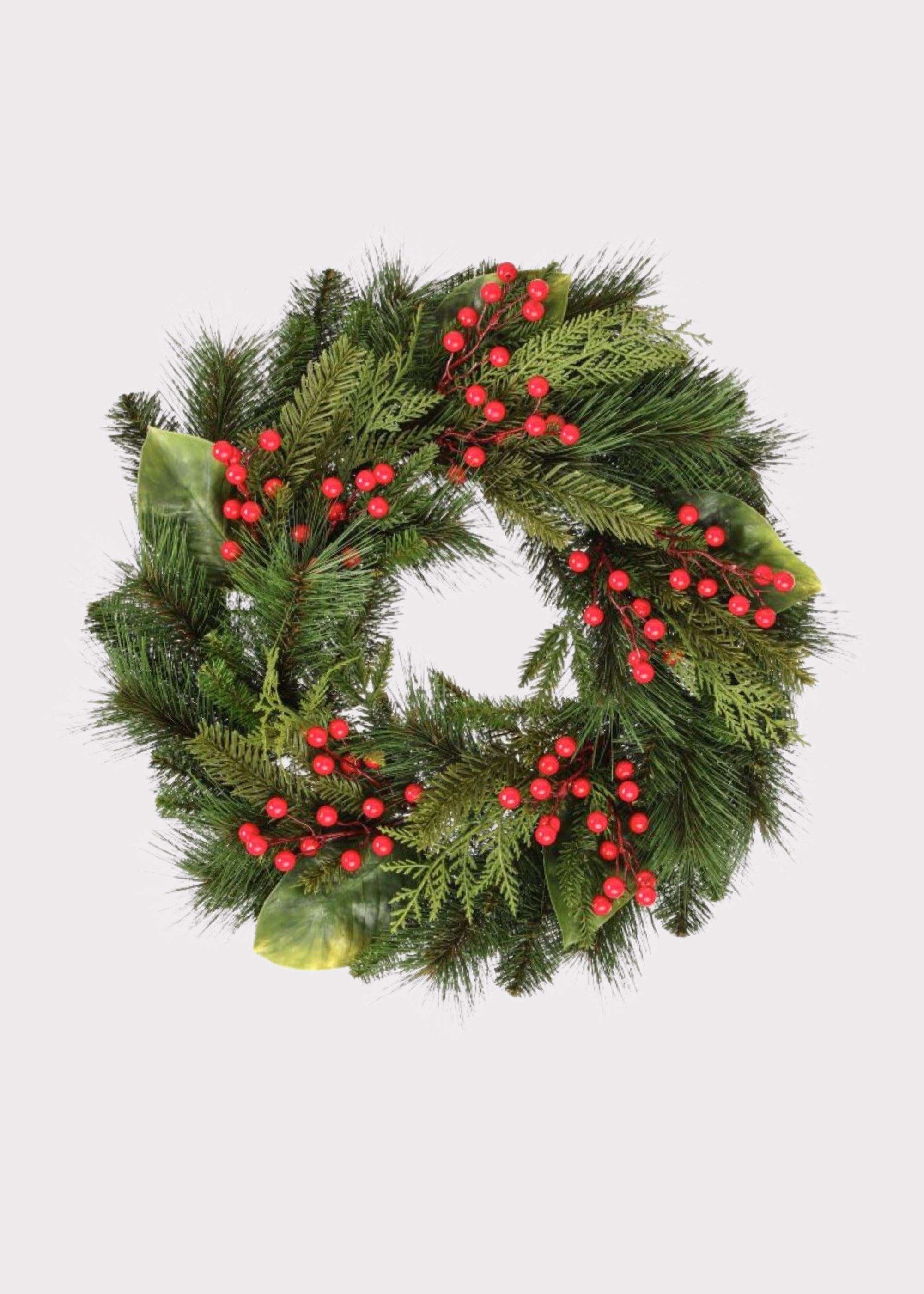 Green Artificial Berry Wreath for Vase Styling