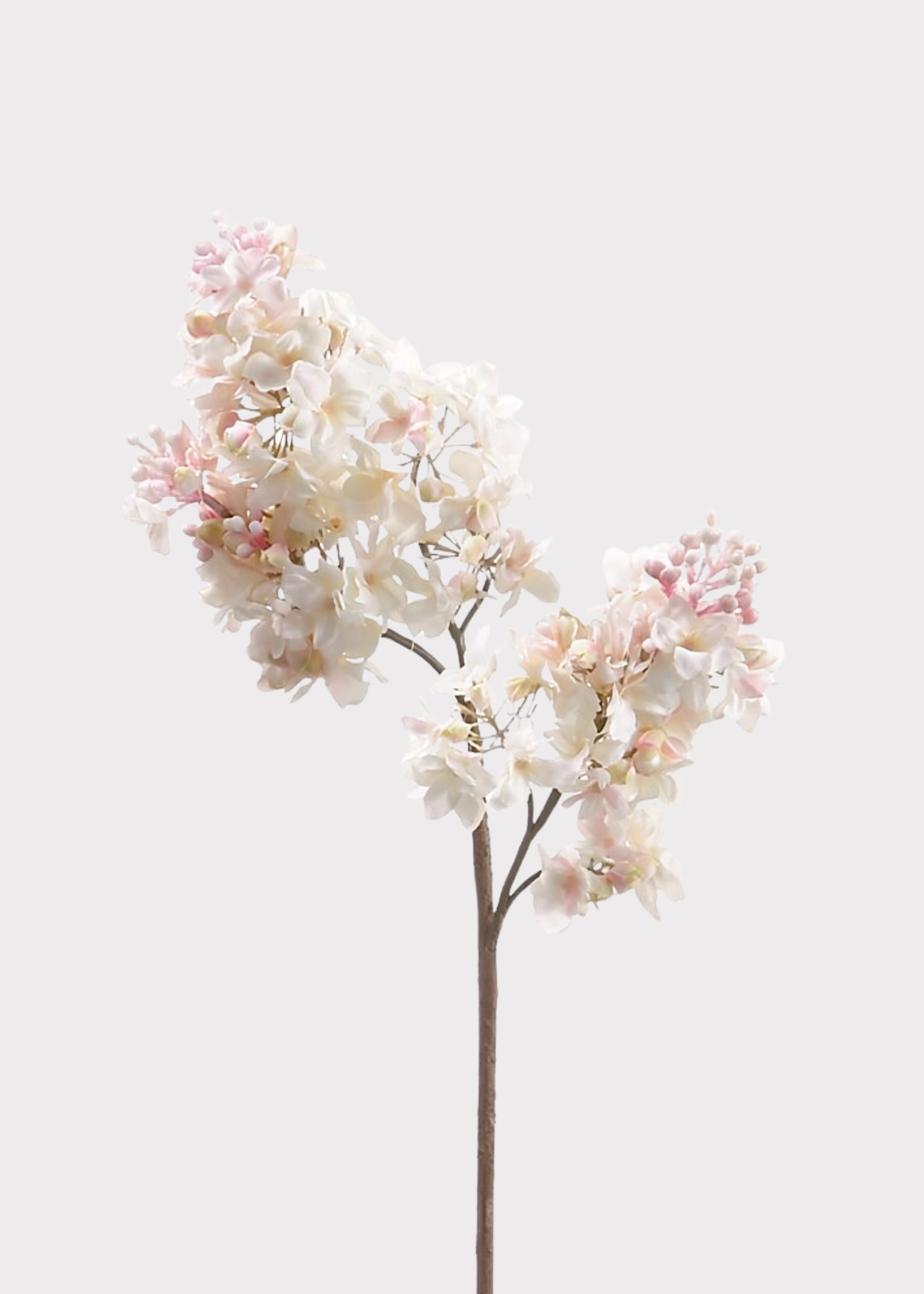 Cream Artificial Lilac Stem for Vase Styling