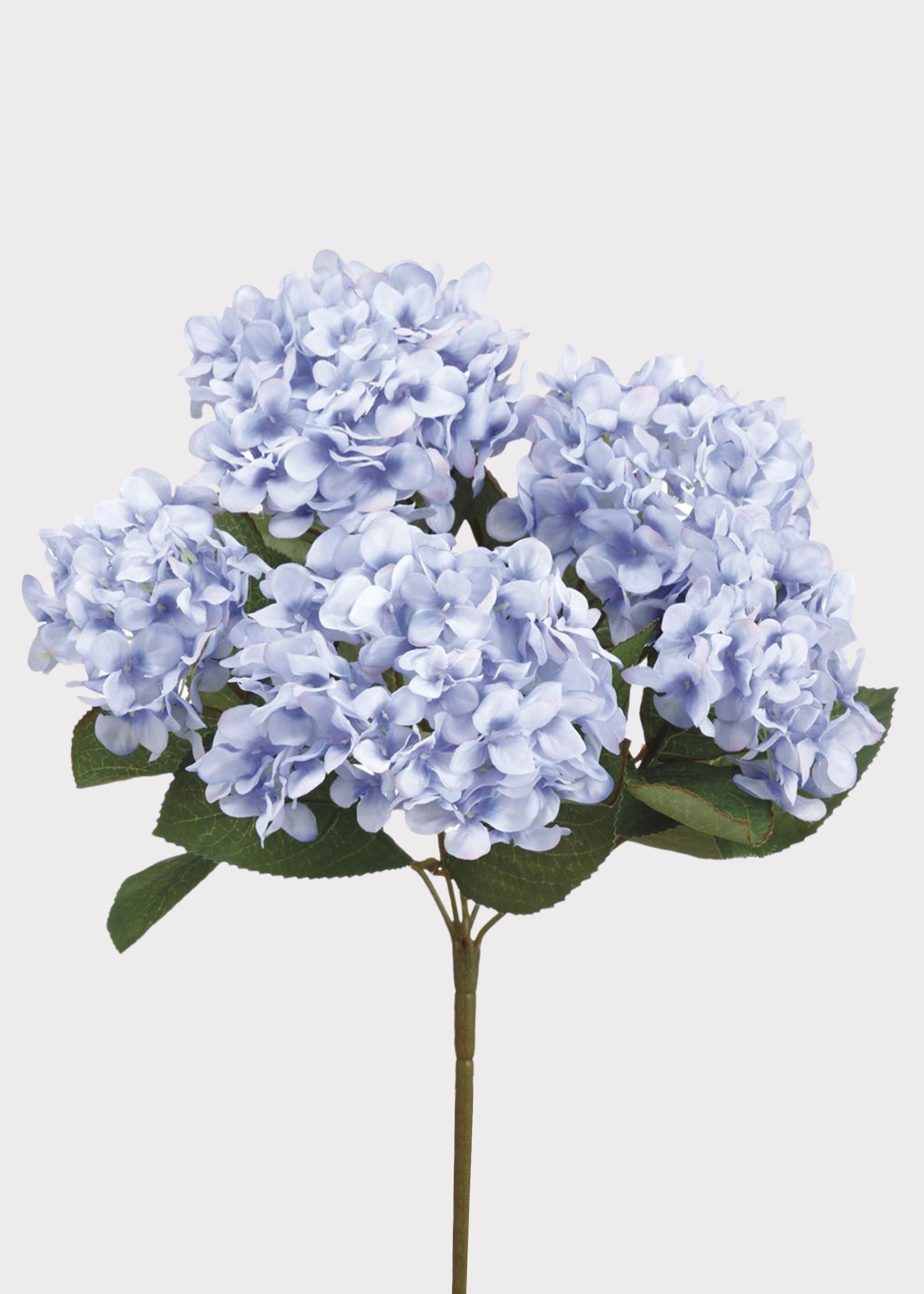 Blue Artificial Hydrangea Bush for Vase Styling