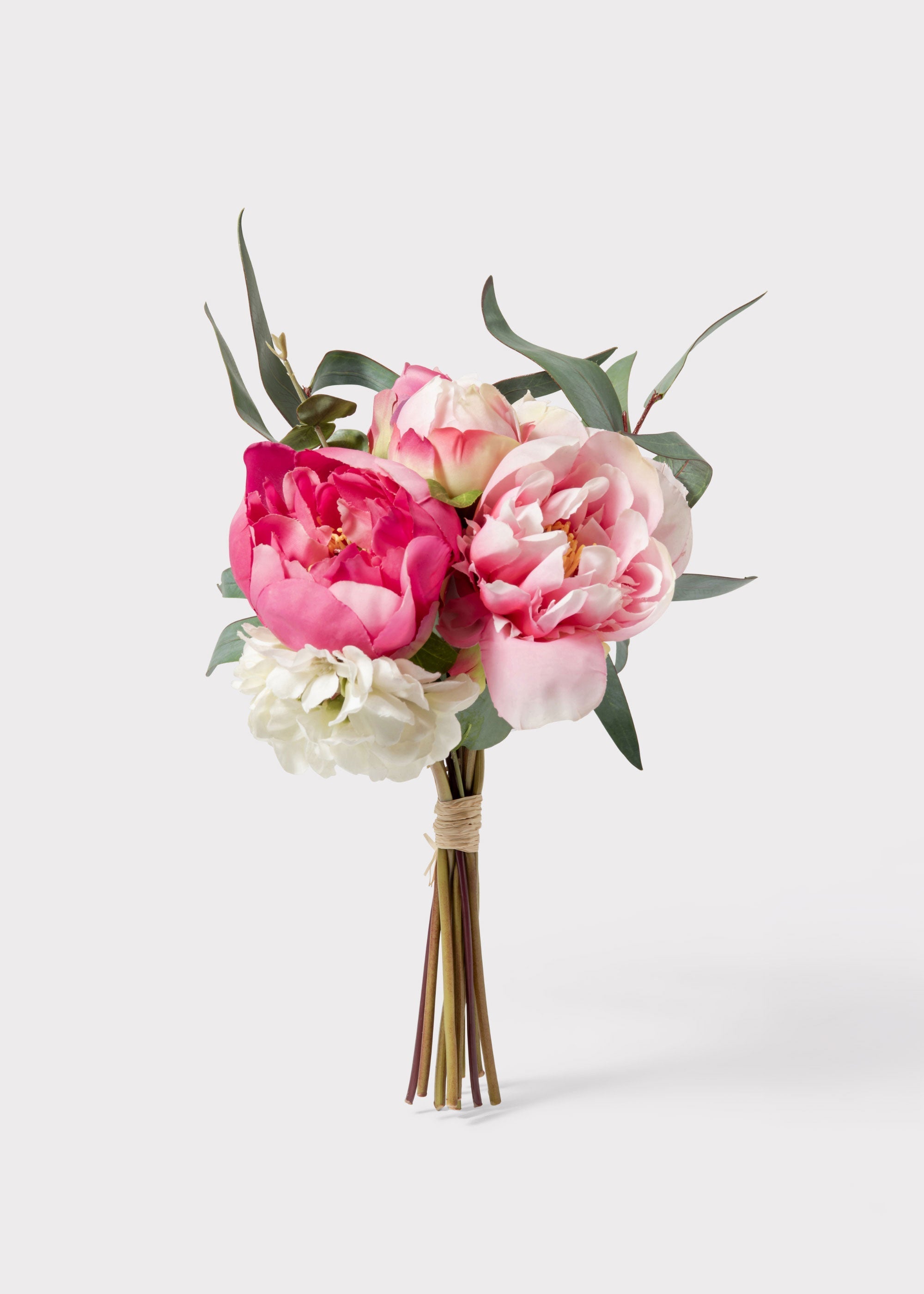 Cream Artificial Peony Bouquet for Vase Styling