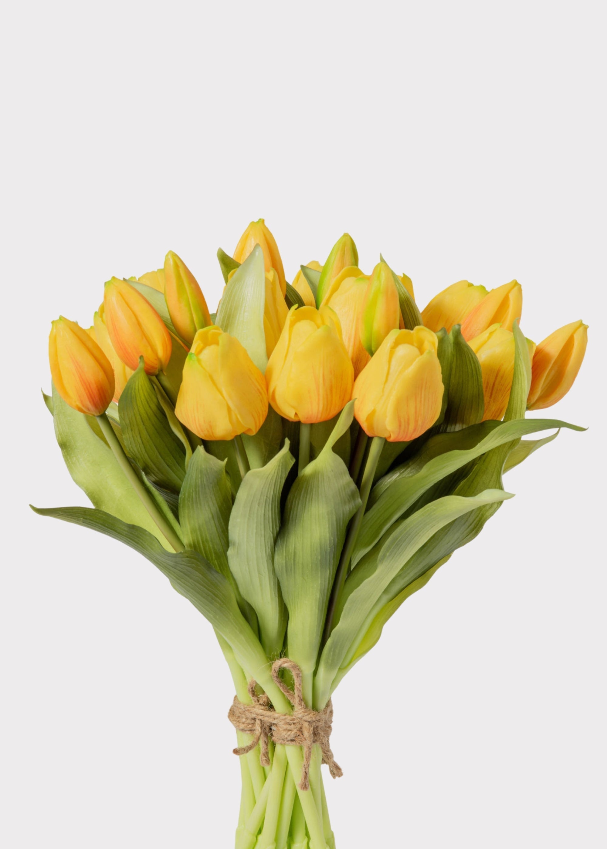 Yellow Artificial Tulip Bouquet for Vase Styling