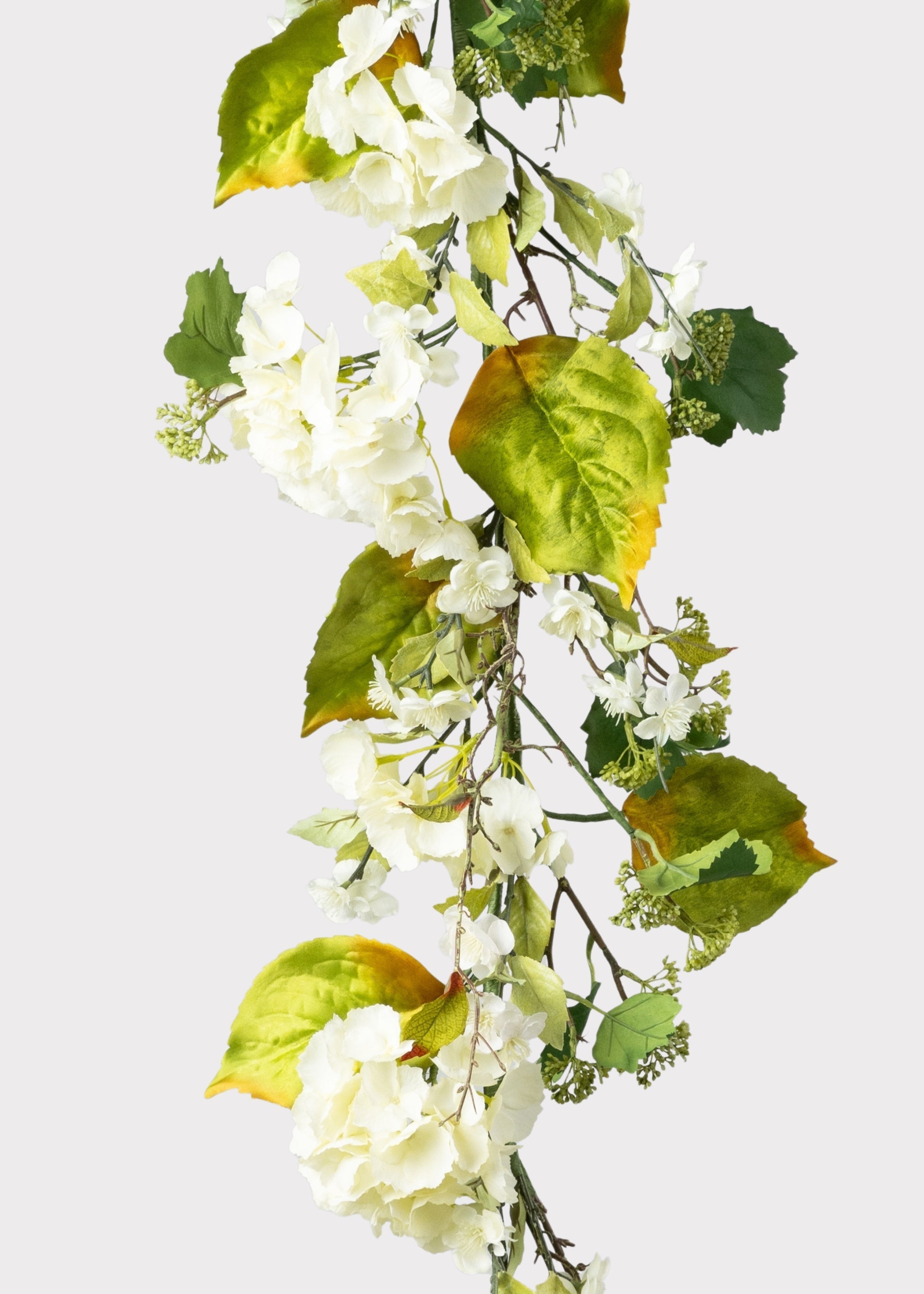 Cream Artificial Hydrangea Garland for Vase Styling