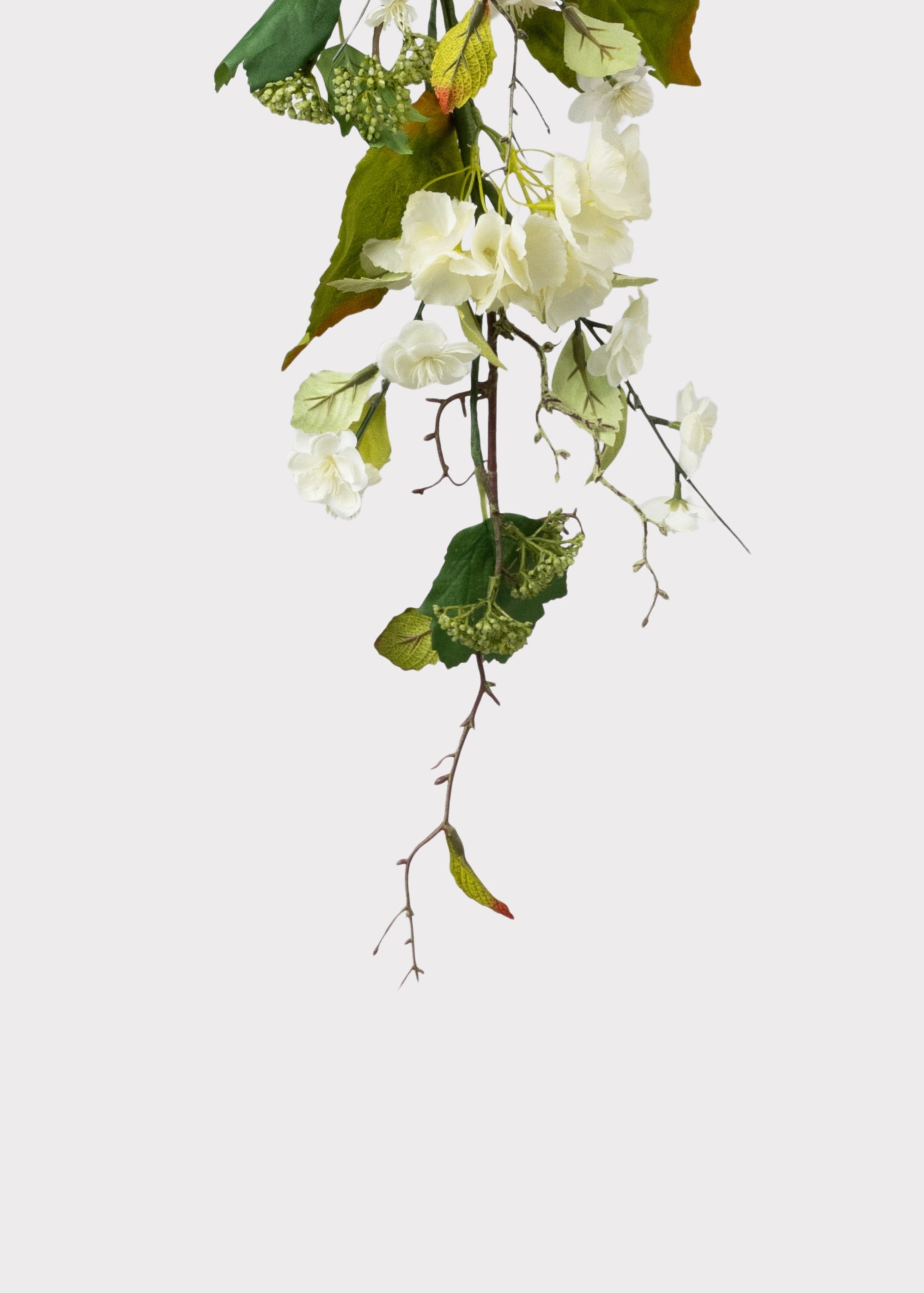 Cream Artificial Hydrangea Garland for Wedding Decor