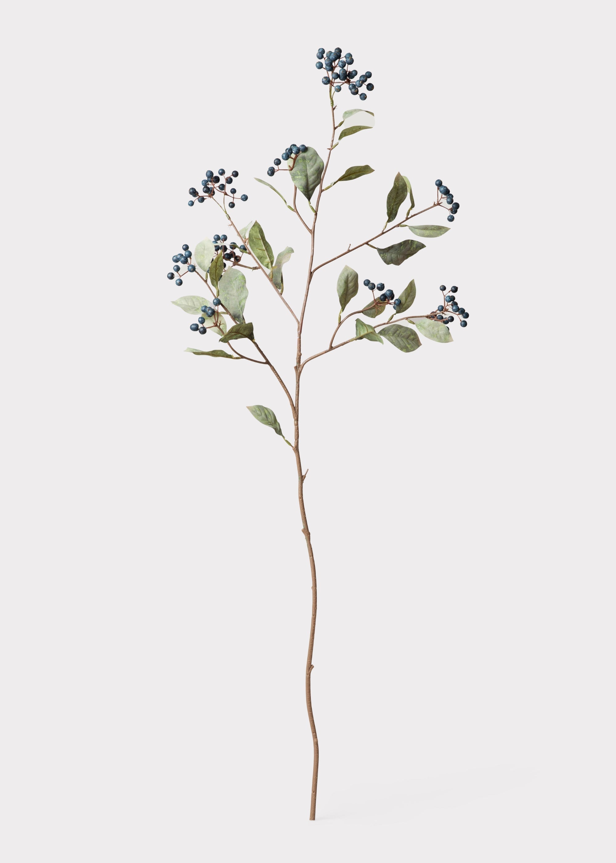 Blue Artificial Berry Branch for Table Centerpiece