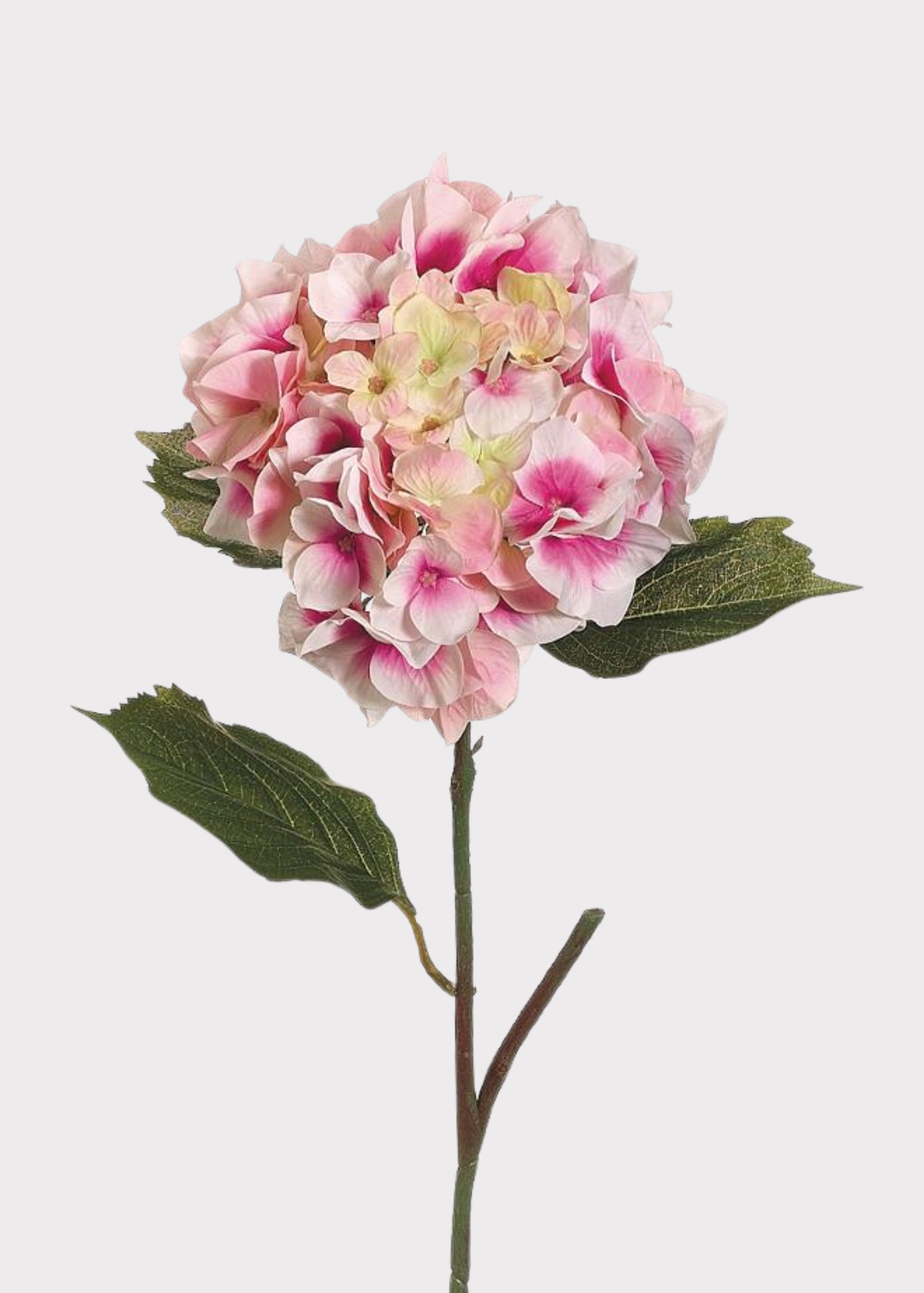 Pink Artificial Hydrangea Stem for Vase Styling